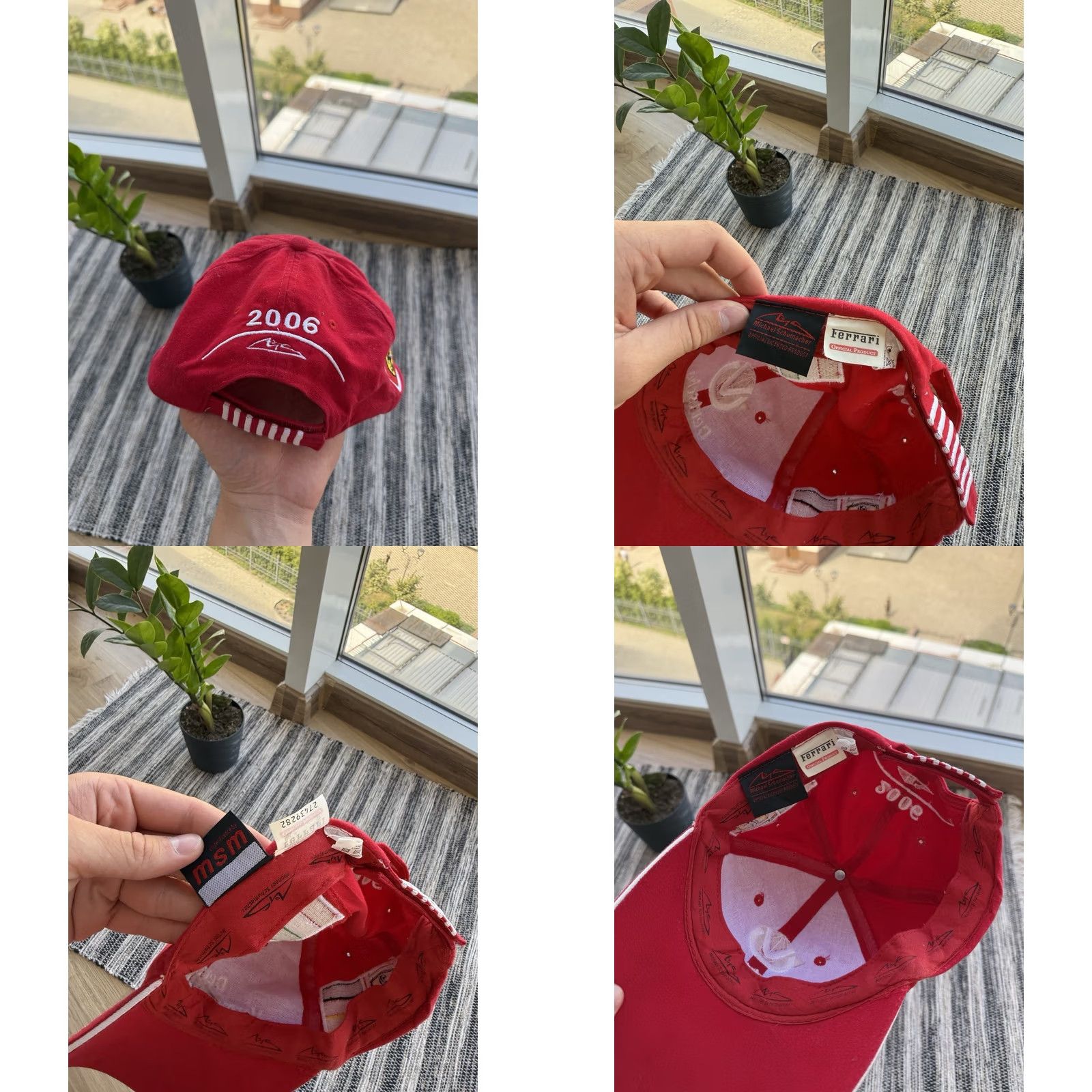 Ferrari VINTAGE FERRARI FORMULA 1 MICHAEL SCHUMACHER RACING F1 CAP HAT WORLD 2006 Size ONE SIZE - 8 Thumbnail