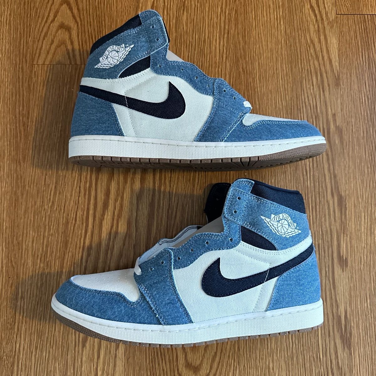 Nike Air Jordan 1 hi OG “denim” Size US 14 / EU 47 - 4 Thumbnail