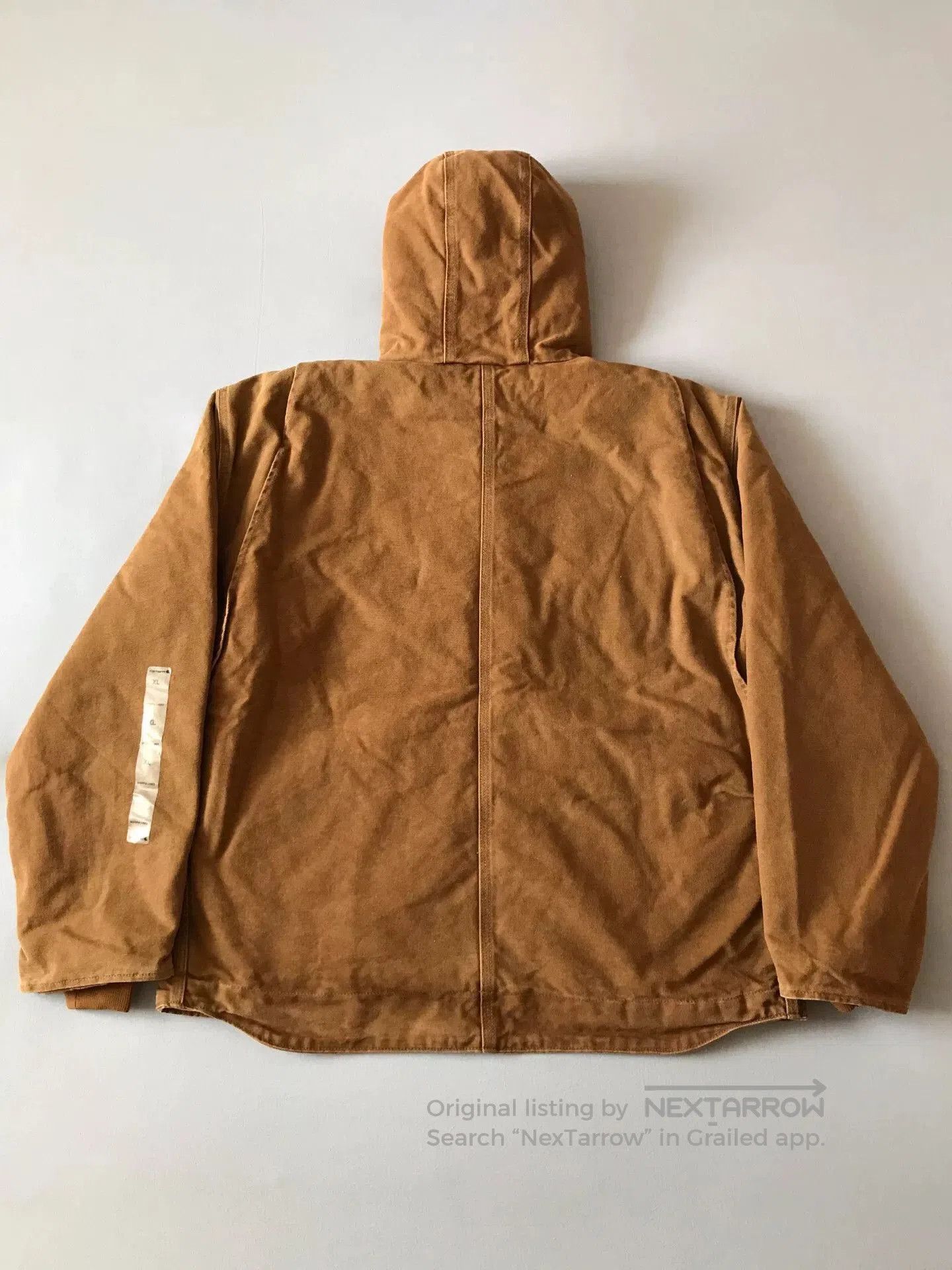 Carhartt Carhartt J141 Brown Hooded Work Jacket. Size US XL / EU 56 / 4 - 2 Thumbnail