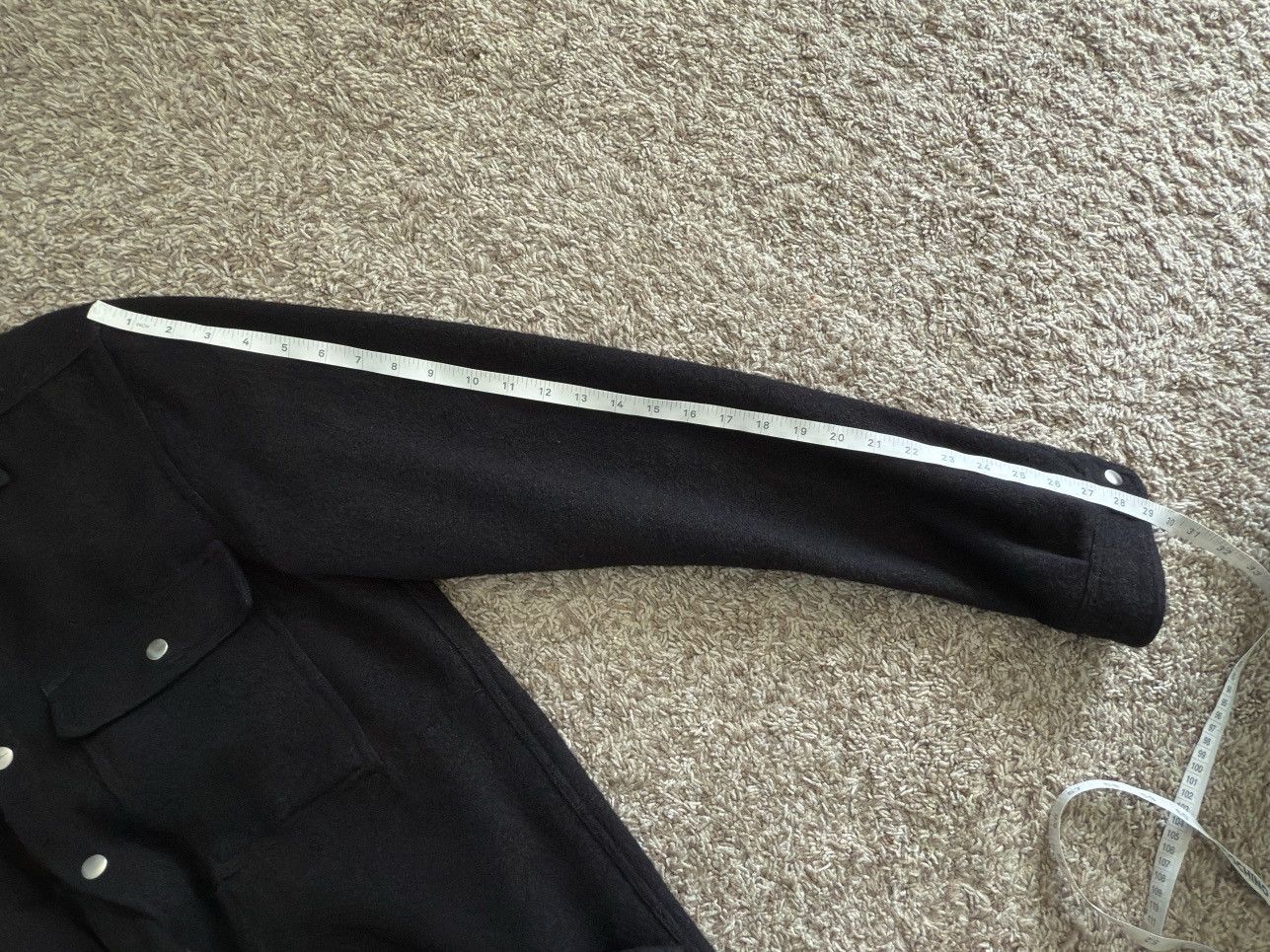 Rick Owens FW18 SISYPHUS Boiled Wool Overshirt Worker Outershirt Size US M / EU 48-50 / 2 - 11 Thumbnail