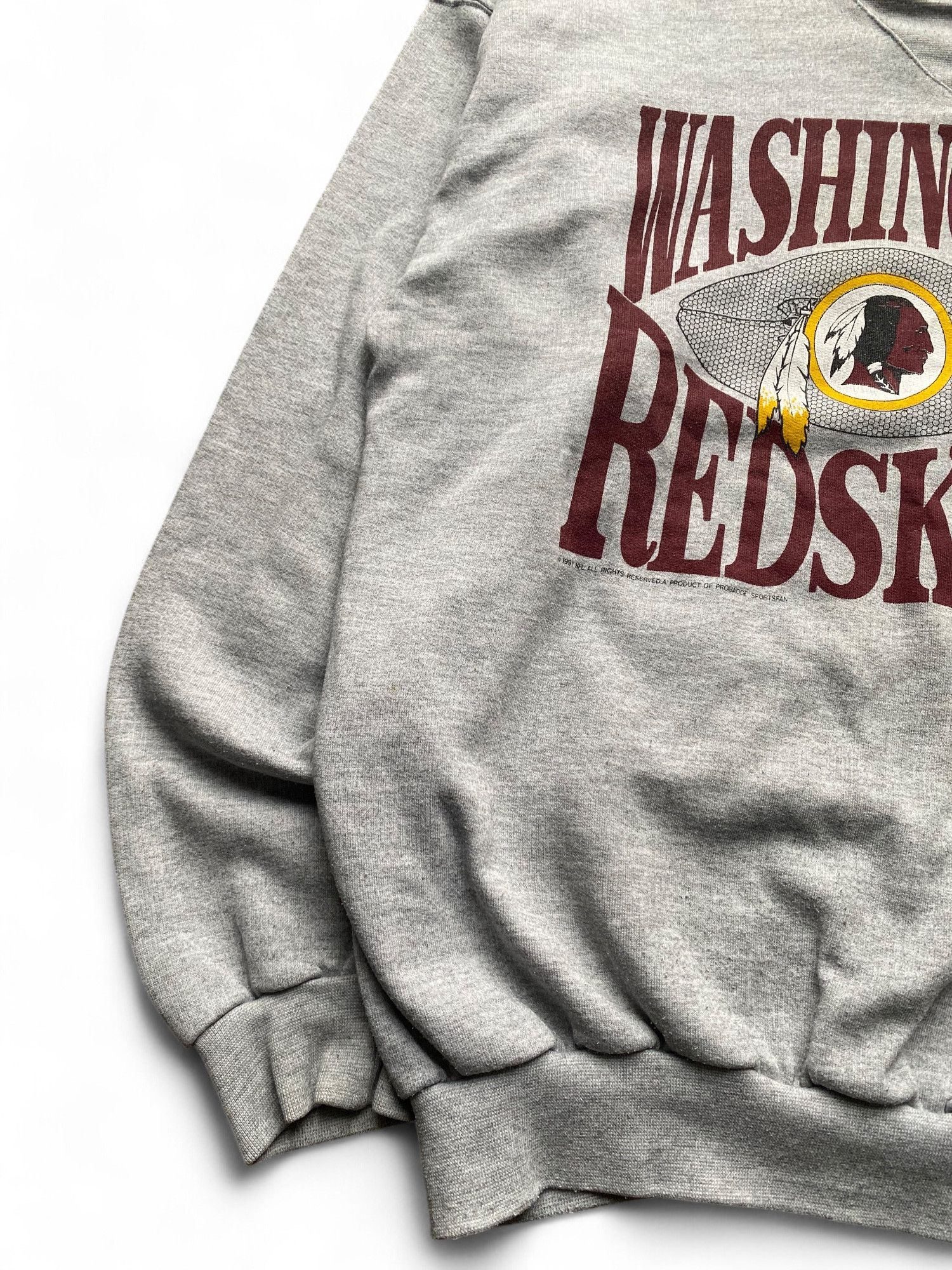 NFL × Vintage Vintage 1991 SportsFan Washington Redskins NFL Sweatshirt Size US XL / EU 56 / 4 - 4 Thumbnail