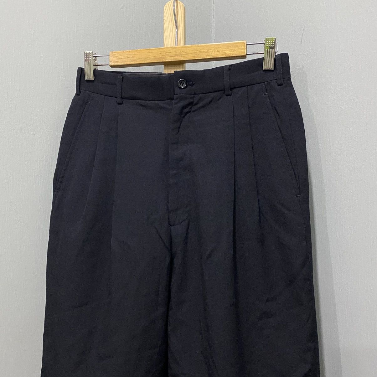 Comme des Garcons Homme VINTAGE 80s Commes Des Garcone Homme WideLeg Pleated Trouser Size US 28 / EU 44 - 3 Thumbnail