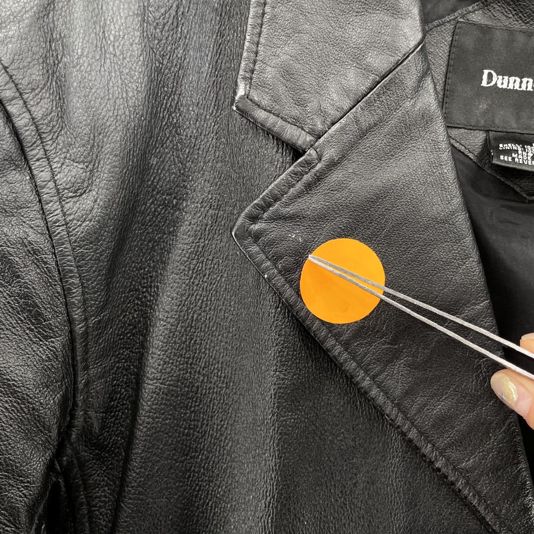 Vintage VINTAGE Dunne & Cole Black Leather Jacket Large Blazer Coat Classic 90s City Travel Blazer Mens Womens Boys Girls Size L / US 10 / IT 46 - 7 Thumbnail