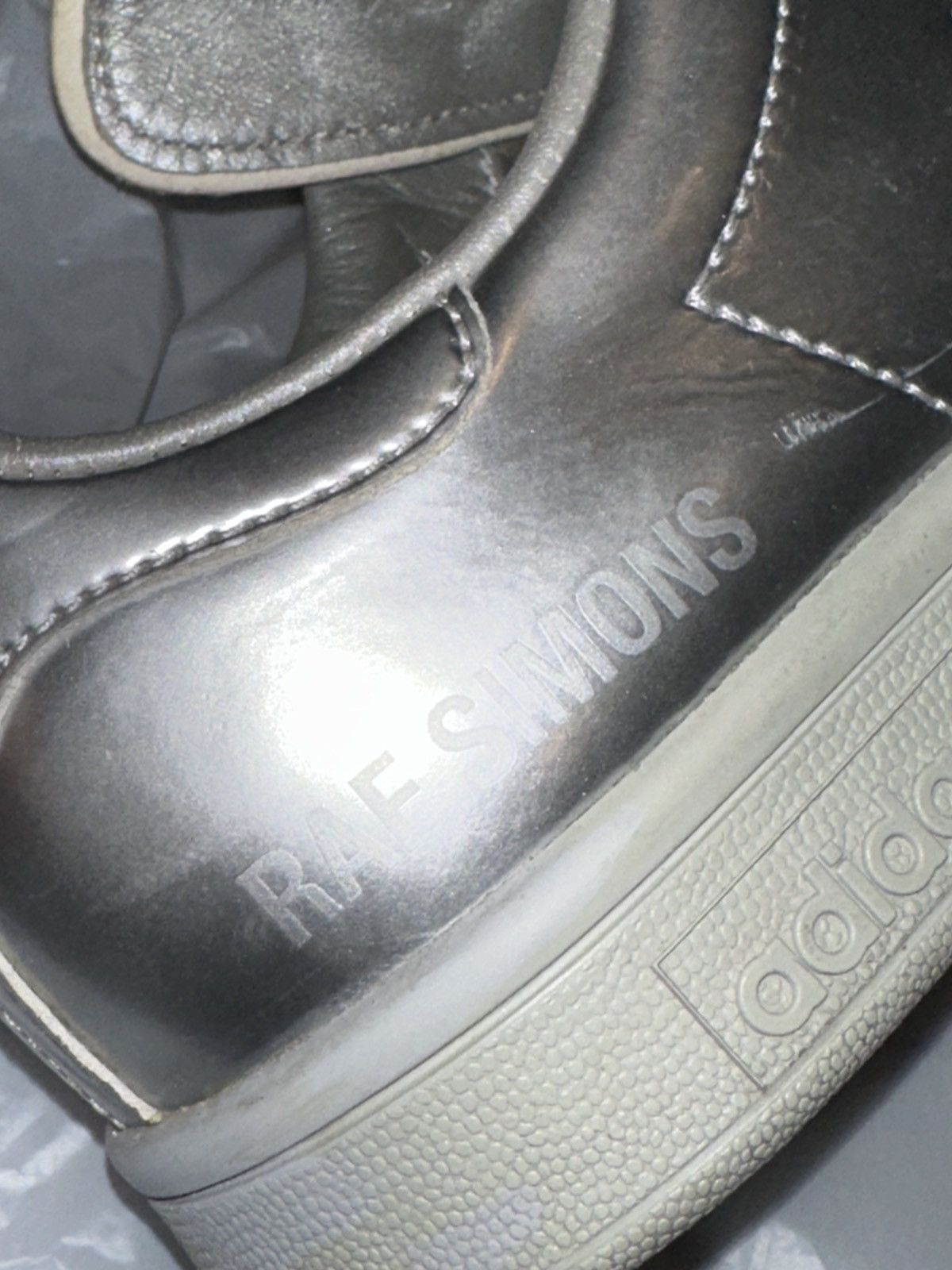 Adidas × Raf Simons Adidas x Raf Simons Stan Smith Silver Bullet Sneakers 5.5 US Size US 5.5 / EU 38 - 10 Thumbnail