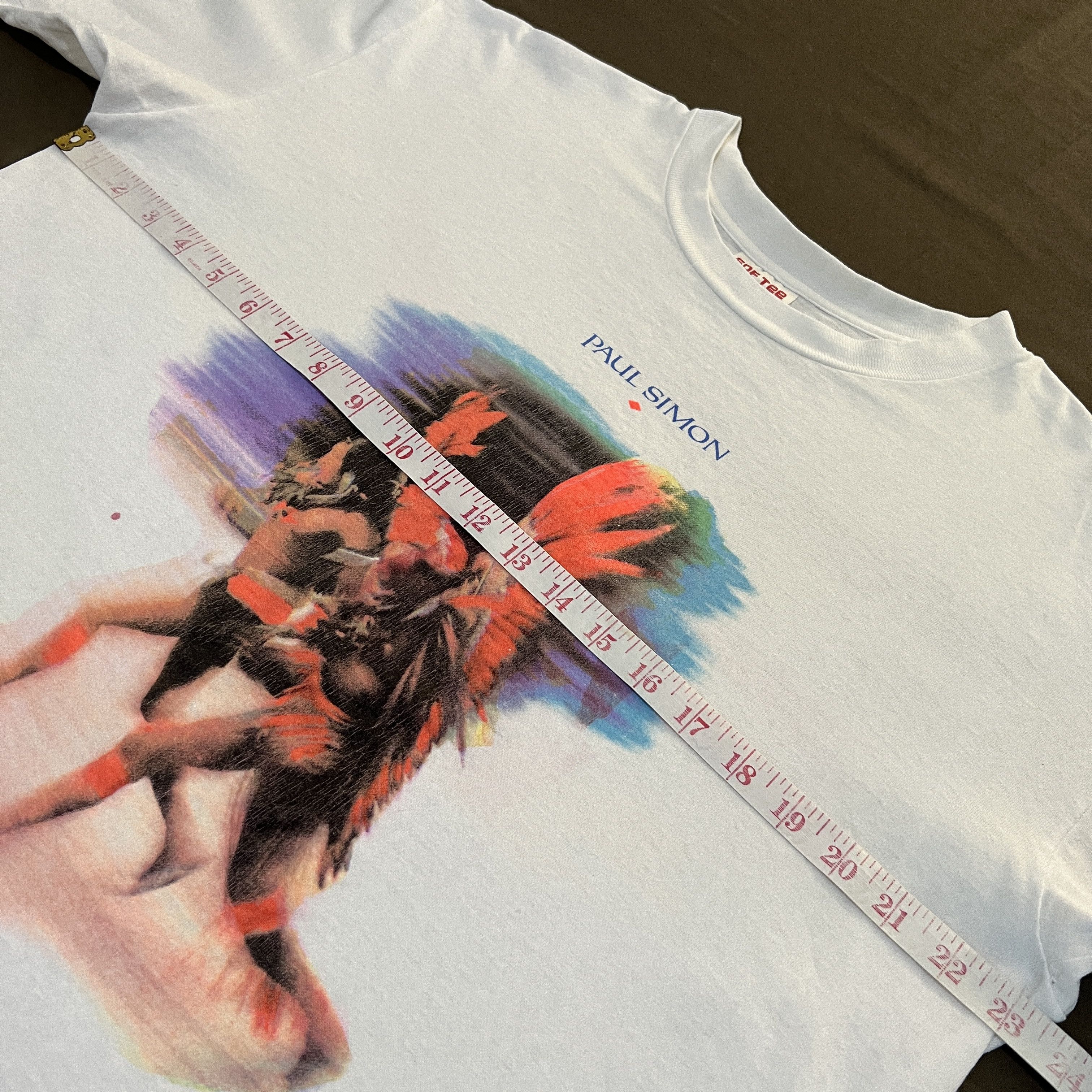 Band Tees Vintage 90s Paul Simon TheRhythmof theSaints Tour XL Folk Size US XL / EU 56 / 4 - 8 Thumbnail
