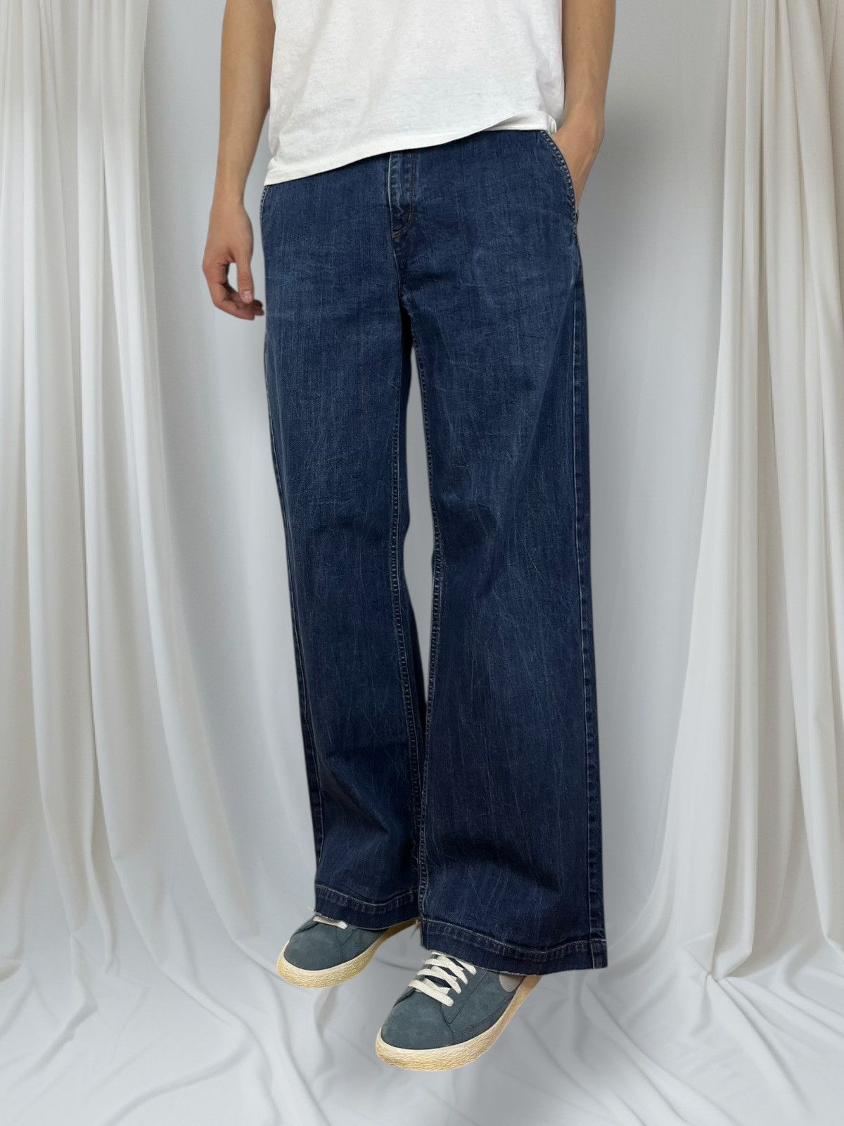 Vintage Vintage BAGGY + Hessnature Oversize Jeans Pants Size US 34 / EU 50 - 1 Thumbnail