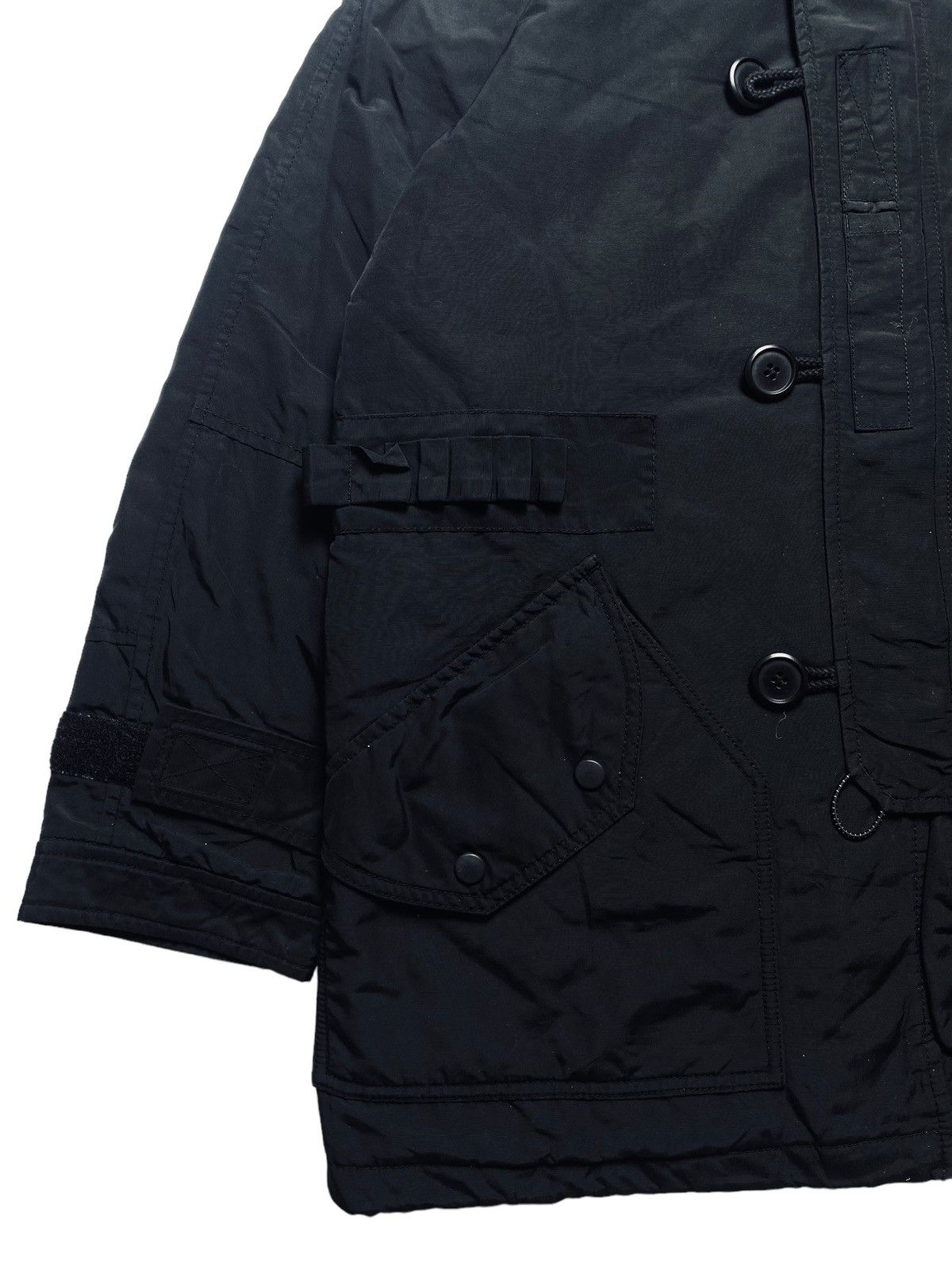 14th Addiction 2002 PPFM - Fur Hoodie Nylon Cargo Jacket Size US L / EU 52-54 / 3 - 7 Thumbnail