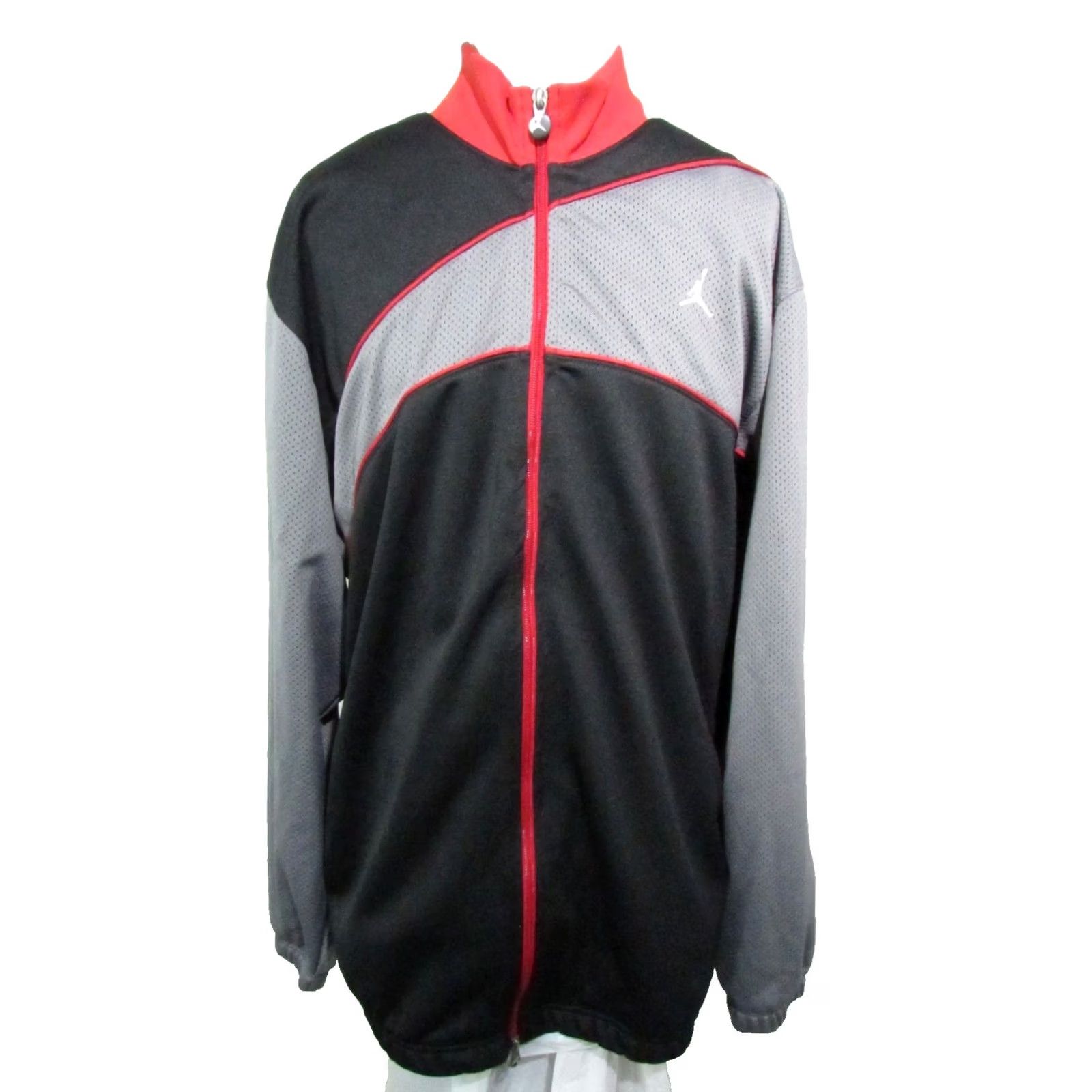Nike Nike Air Jordan Track Jacket Mens XL Black Gray 20th Anniversary Jumpman Size US XL / EU 56 / 4 - 2 Thumbnail