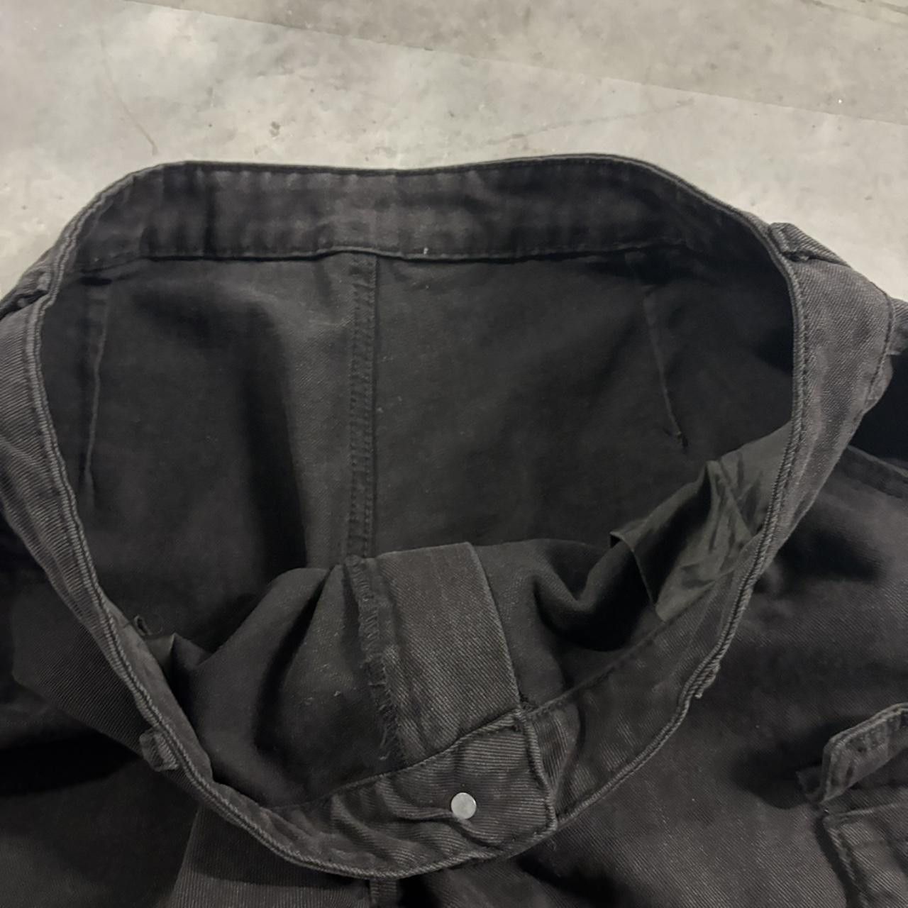 Vintage Crazy Vintage Y2K/2000s Baggy Grunge Black Streetwear Cargo Jeans! 36x32 Size US 36 / EU 52 - 7 Thumbnail