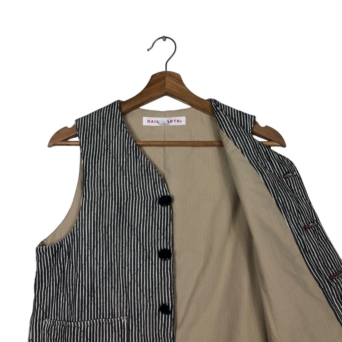 Japanese Brand 📌Vintage Hickory Chore Vest Jacket Daily Taste Kapital Size US M / EU 48-50 / 2 - 13 Thumbnail