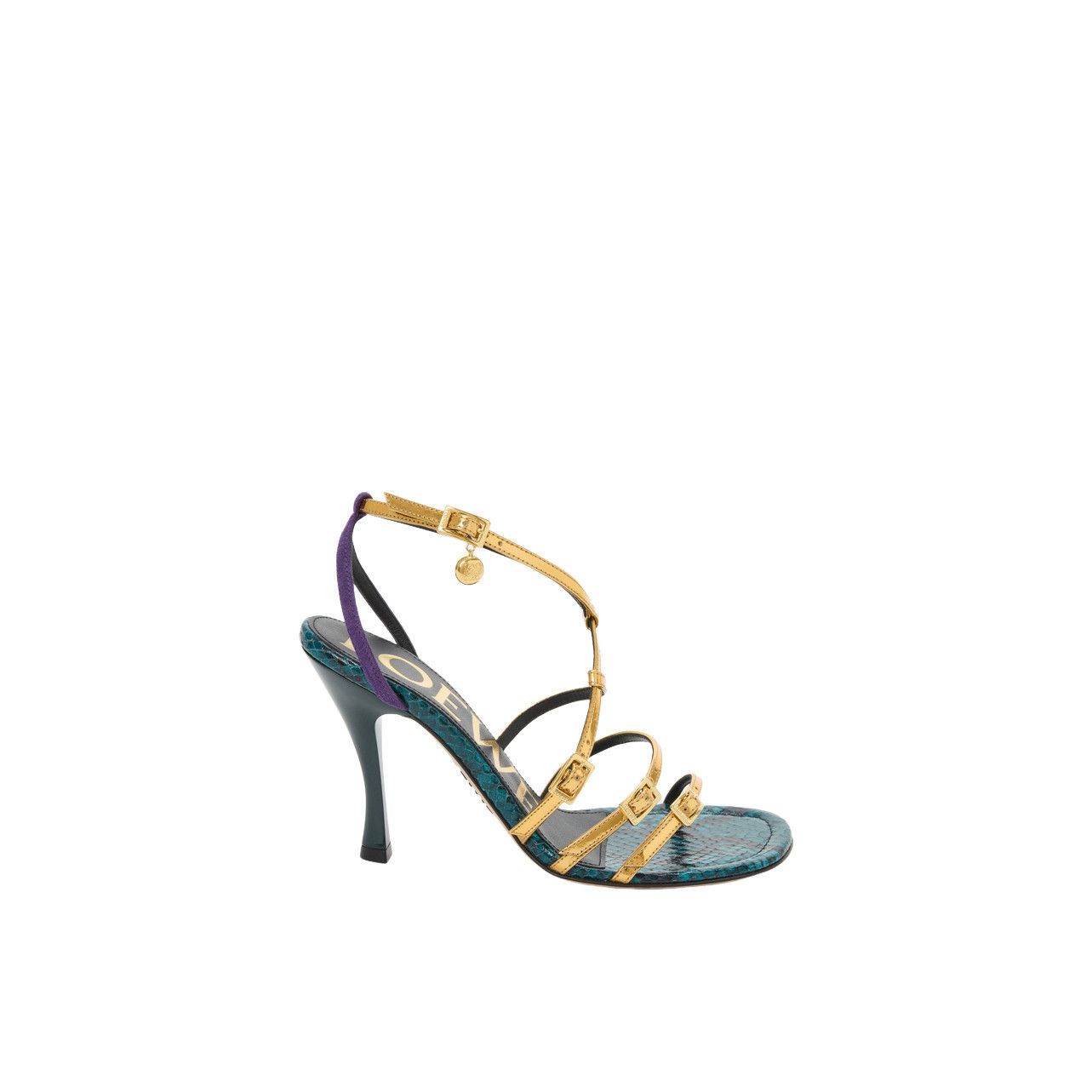 Loewe LOEWE $1800 Comic Gold/Multicolor Sandals New & Authentic (W Size US 8 / IT 38 - 1 Thumbnail