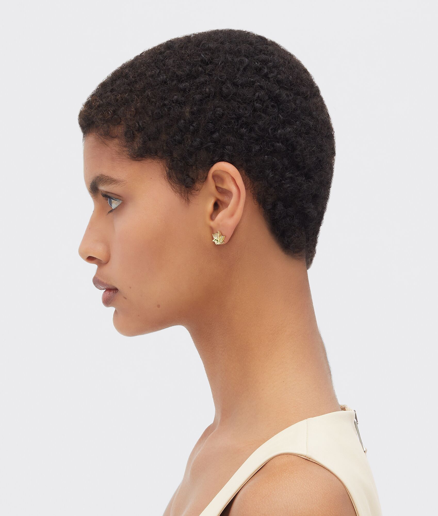 Bottega Veneta o1n1vont0325 Size: OS / Layer Earring in Gold Size ONE SIZE - 3 Thumbnail