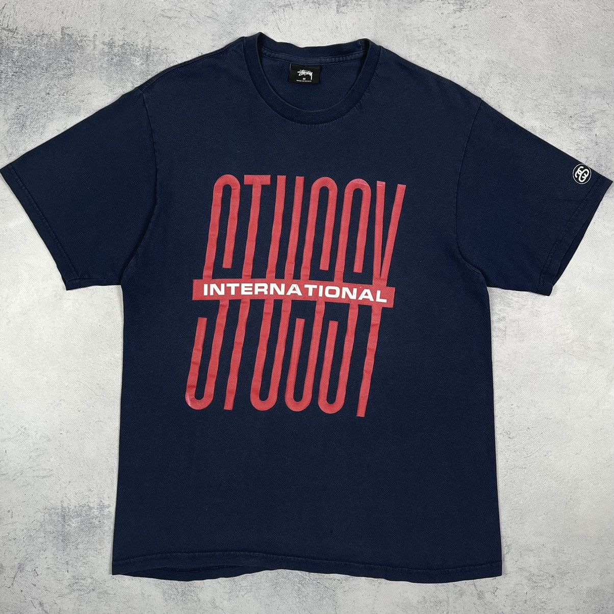 Stussy Vintage Stussy International Big Logo T Shirt 2000’s Size US M / EU 48-50 / 2 - 2 Thumbnail