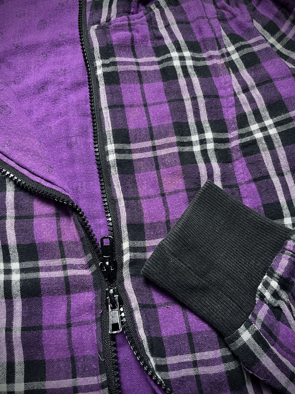 Japanese Brand 2000’s Artemis - LGB Style Plaid Hooded Jacket Size US XS / EU 42 / 0 - 13 Thumbnail