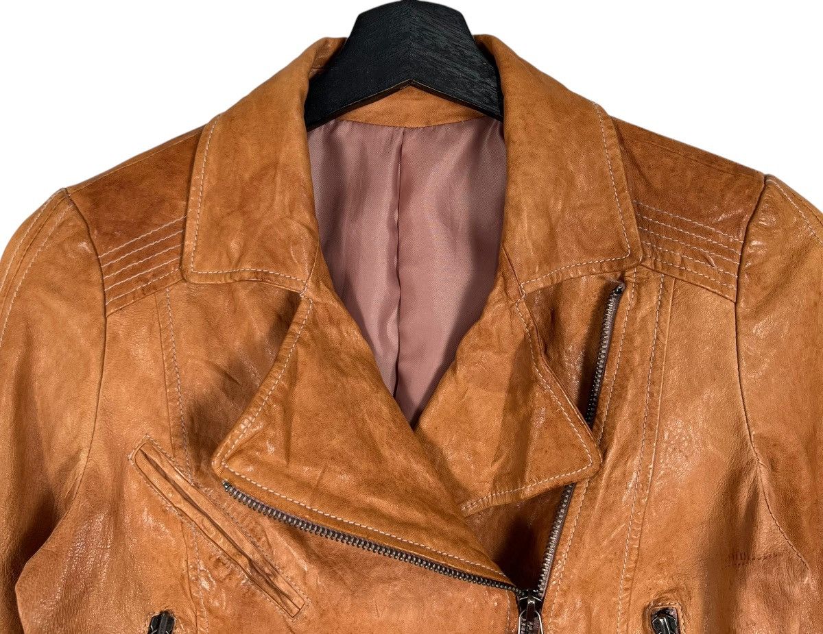 Japanese Brand × Vintage Vintage Punk Bikers Double Collar Jacket Size S / US 4 / IT 40 - 6 Thumbnail