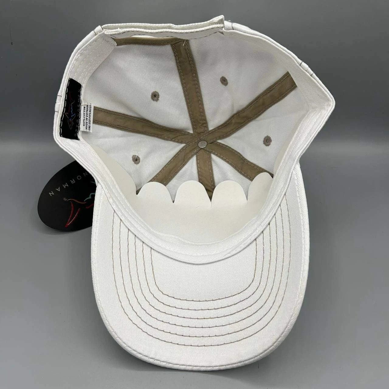 Greg Norman Greg Norman Golf Hat Men White Embroidered Strap Back Cotton Size ONE SIZE - 2 Thumbnail