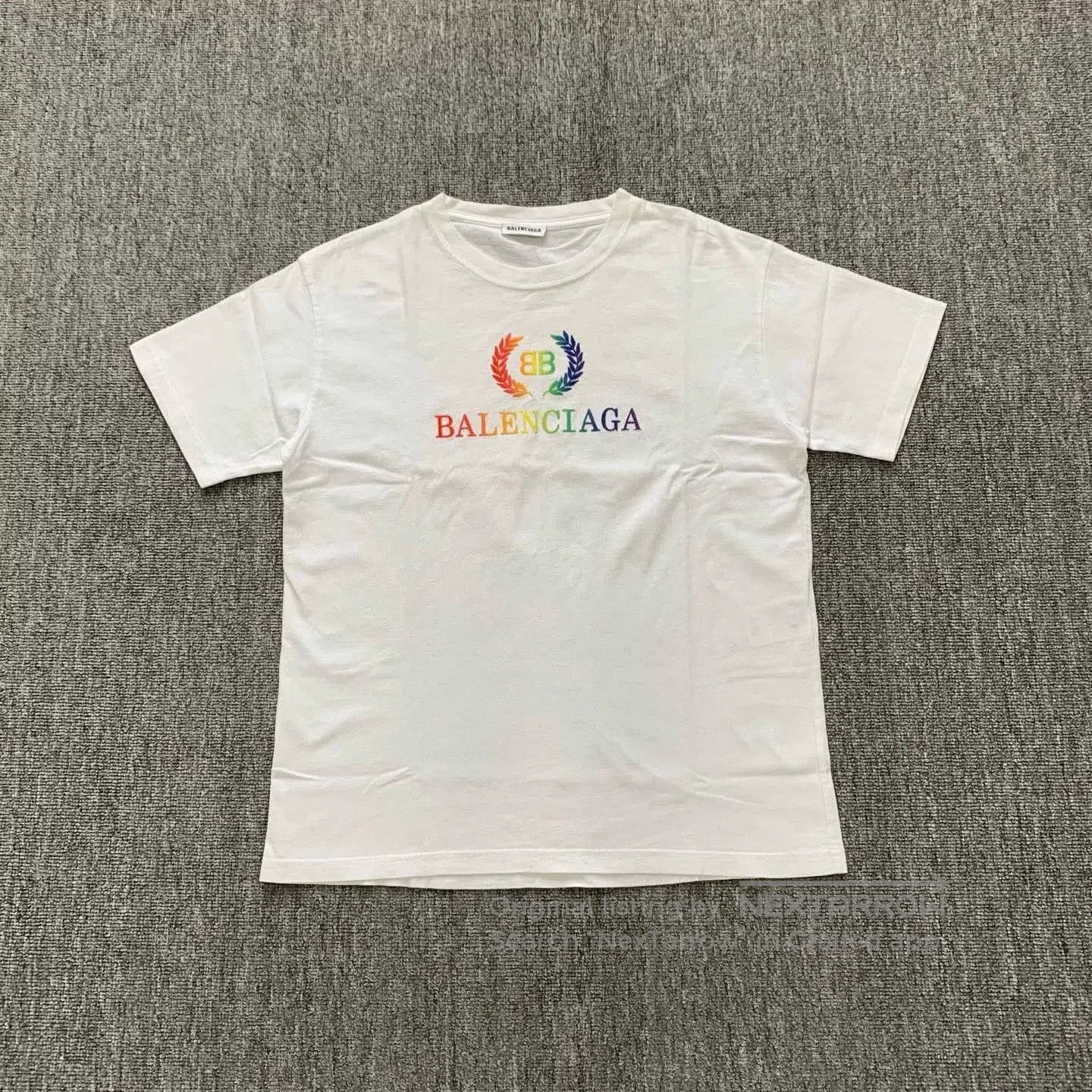 Balenciaga balenciaga colorful short sleeve t-shirt xl. Size US XL / EU 56 / 4 - 1 Thumbnail