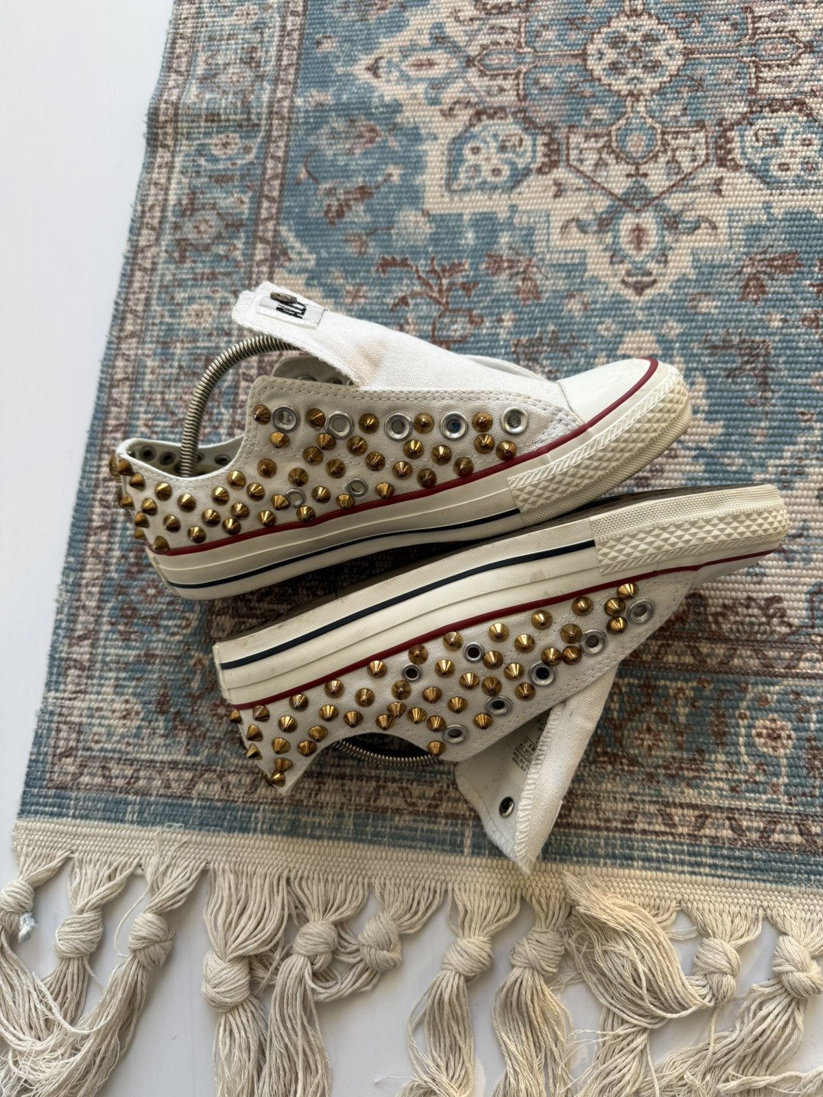 Converse Rare Converse Maltese Lab All Stars Studs Skull Shoes Sz36,5 Size US 6.5 / IT 36.5 - 10 Thumbnail