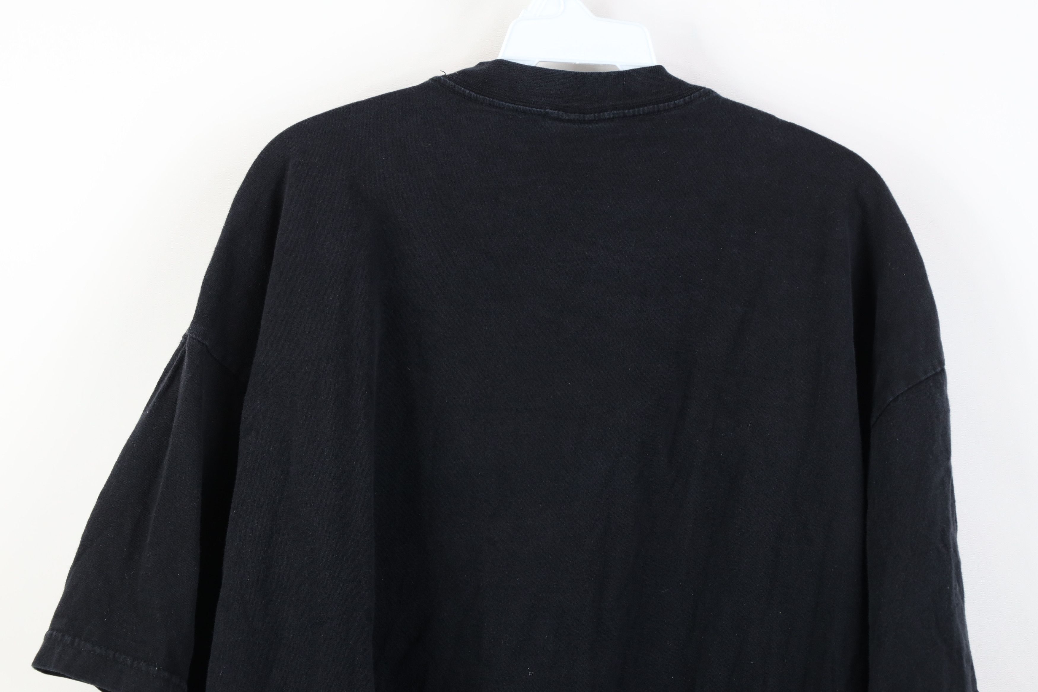 Vintage Vintage Y2K Streetwear Hustle King Skull Crown T-Shirt Black Size US XXL / EU 58 / 5 - 13 Thumbnail