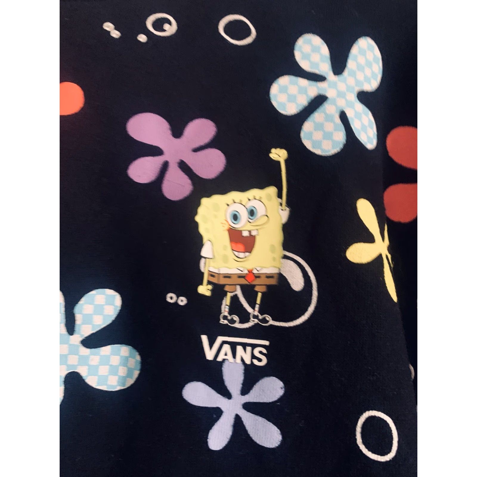 Vans VANS SpongeBob Aloha Crewneck Sweatshirt XS Women Multicolor Long Sleeve Pullover Limited Edition Size XS / US 0-2 / IT 36-38 - 2 Thumbnail