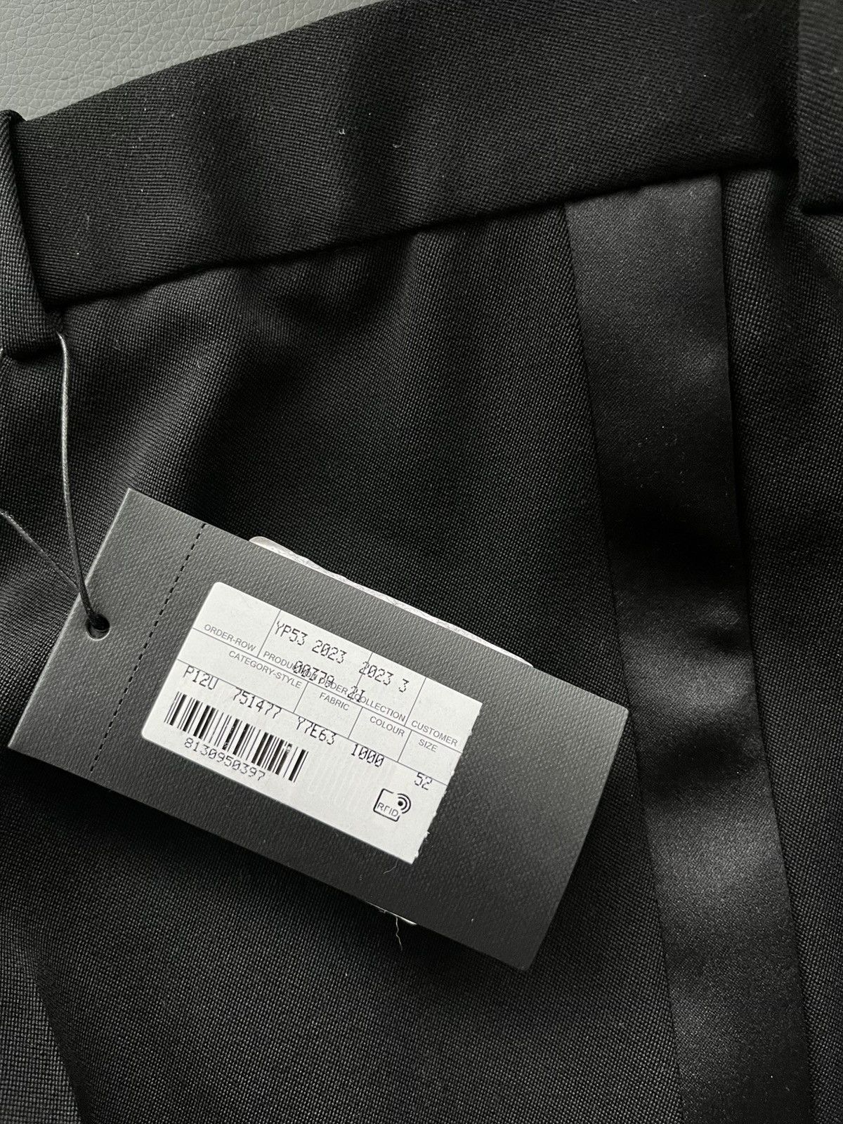 Saint Laurent Paris Brand New Classic Saint Laurent Tuxedo Pants $1,890 Value Size 52R - 7 Thumbnail