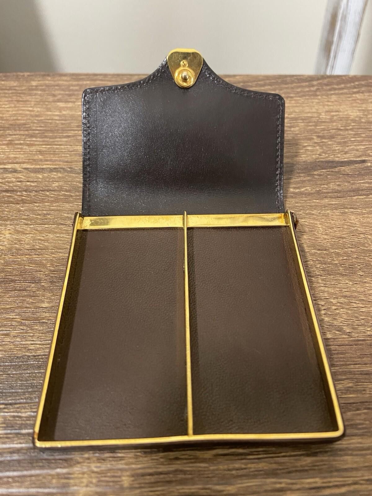 Gucci Vintage Gucci brown snakeskin leather sliding cigarette case Size ONE SIZE - 9 Thumbnail