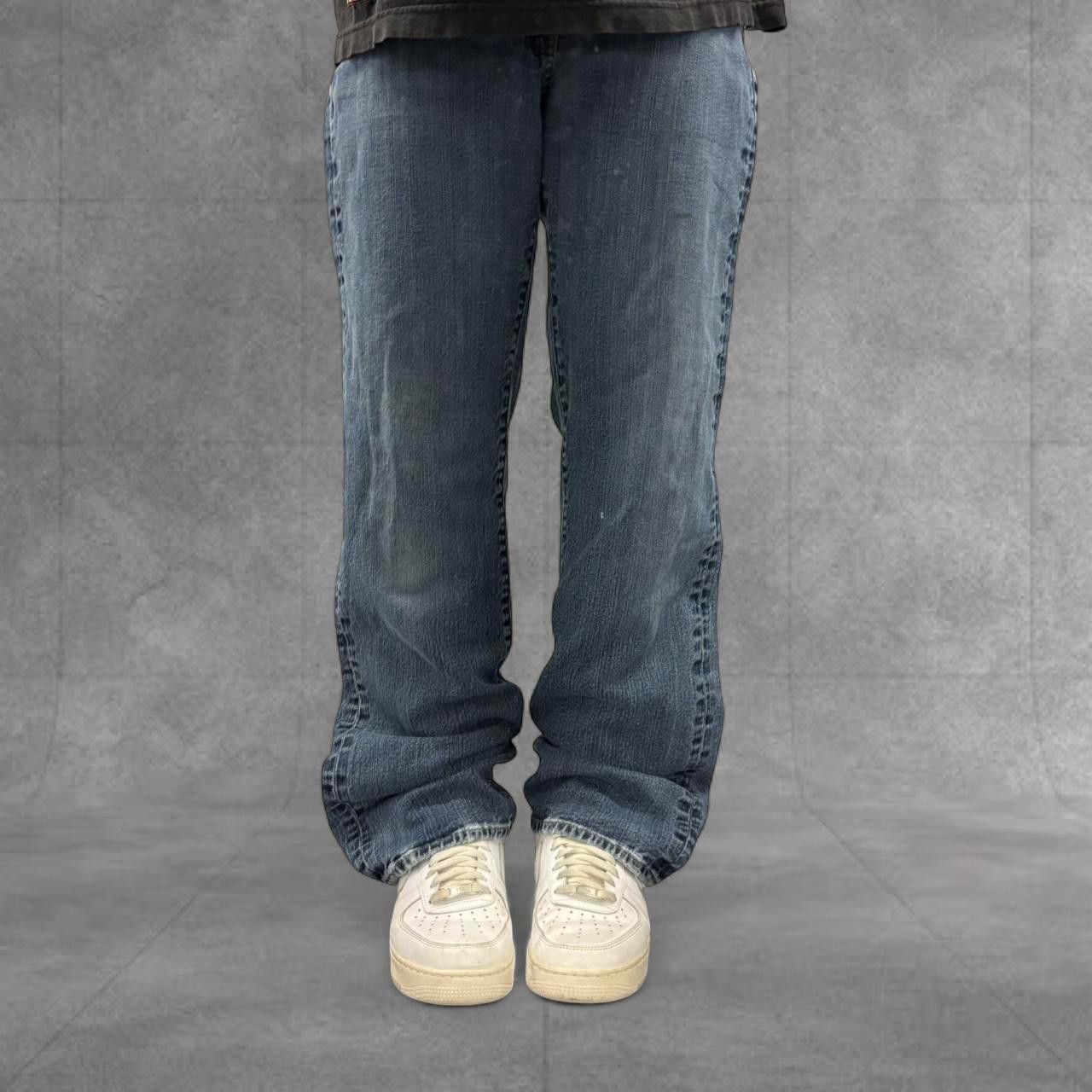 Lucky Brand Crazy Vintage Y2K 2000s Baggy Lucky Brand Dark Wash Denim Jeans! Size US 36 / EU 52 - 1 Thumbnail