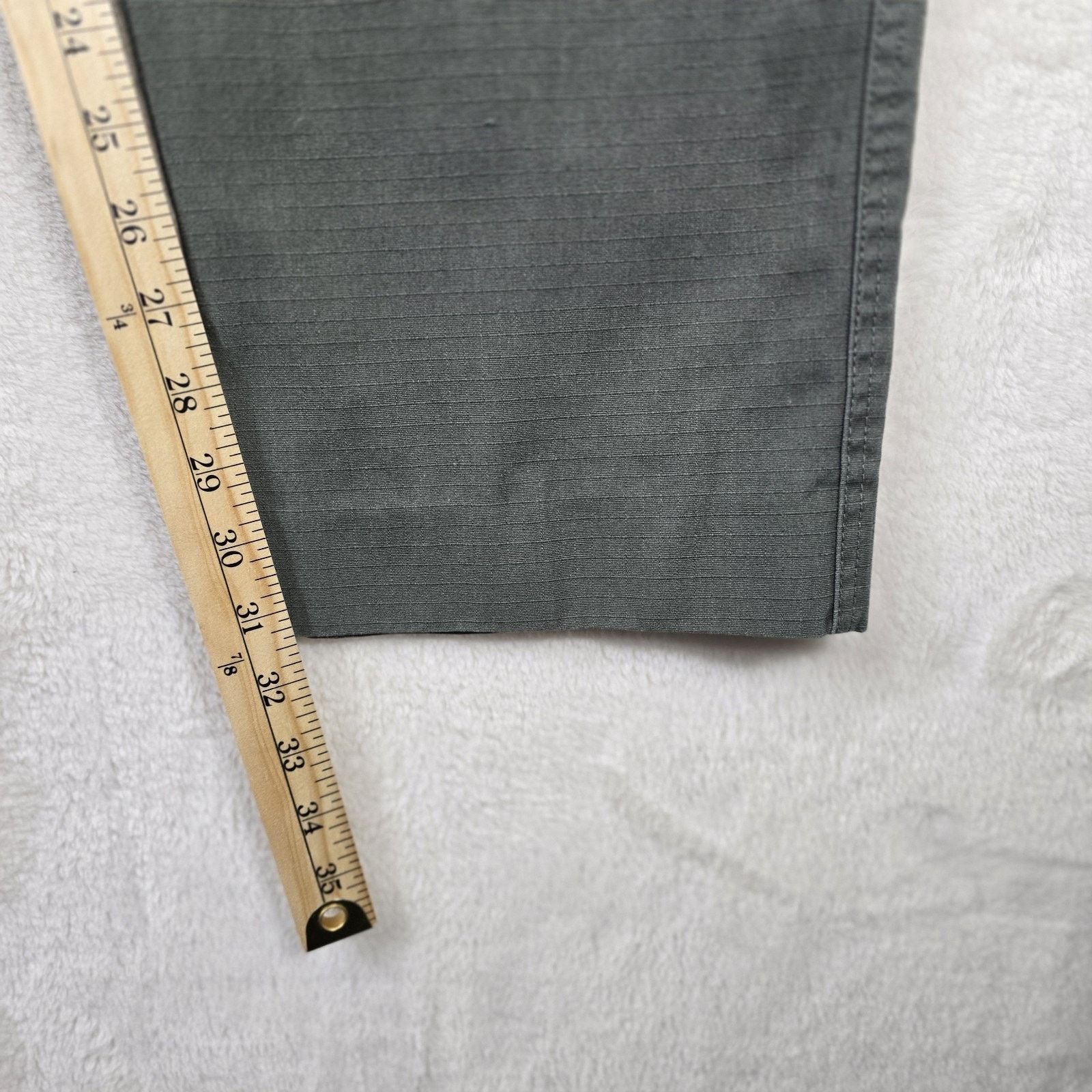 Other Vintage First Class Green Cargo Ripstop Pants Mens 38 34x31 Size US 38 / EU 54 - 11 Thumbnail