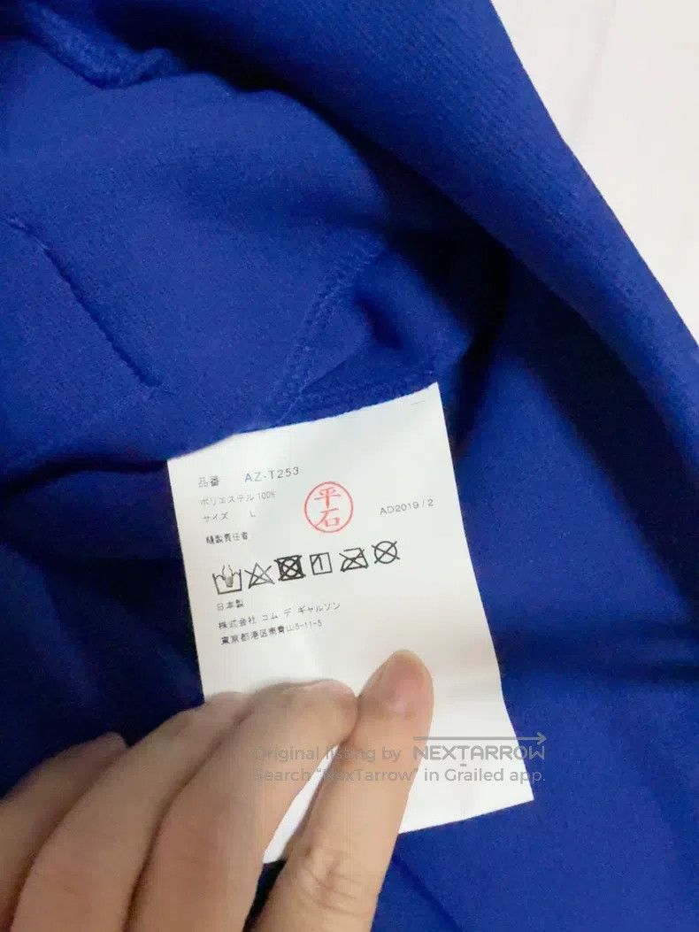 Comme des Garcons Comme Des Garcons Blue Women's Sweatshirt Size L / US 10 / IT 46 - 3 Thumbnail