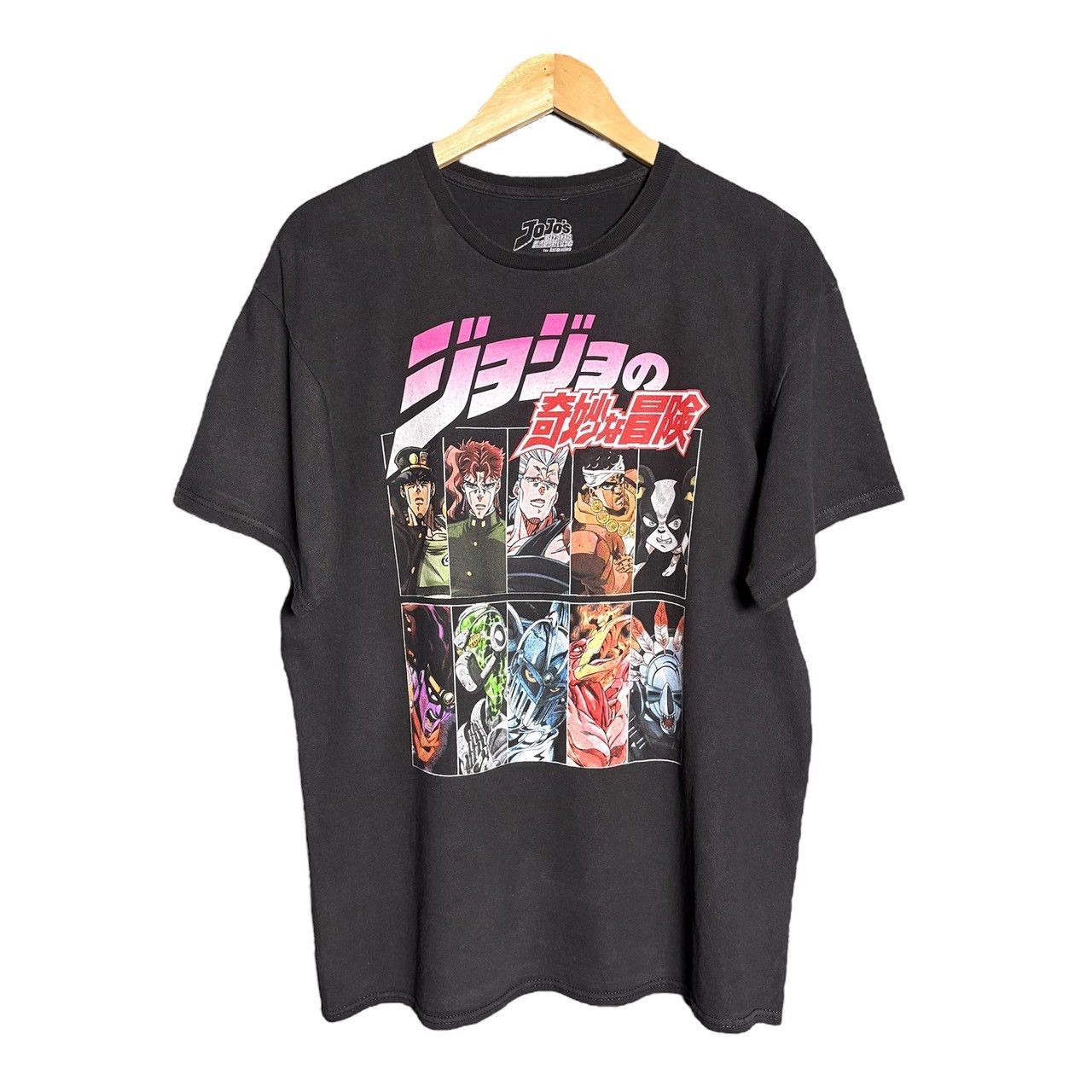 Anime Jojo’s Bizarre Adventure Anime Tee Japanese Graphic T-Shirt Size US L / EU 52-54 / 3 - 1 Thumbnail