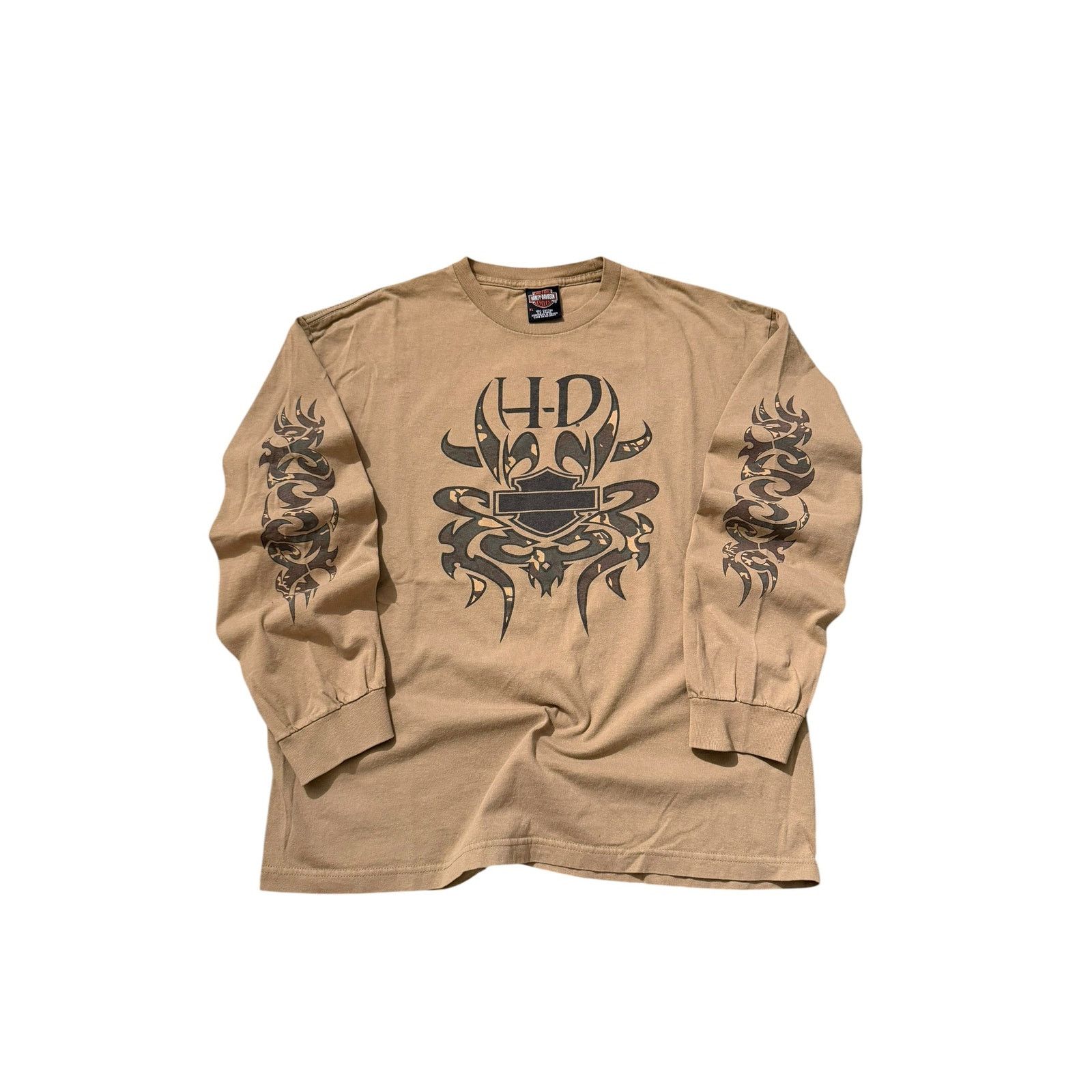 Vintage Vintage HD Tribal Long Sleeve Smoky Mountain HD Tan Size US XL / EU 56 / 4 - 1 Thumbnail