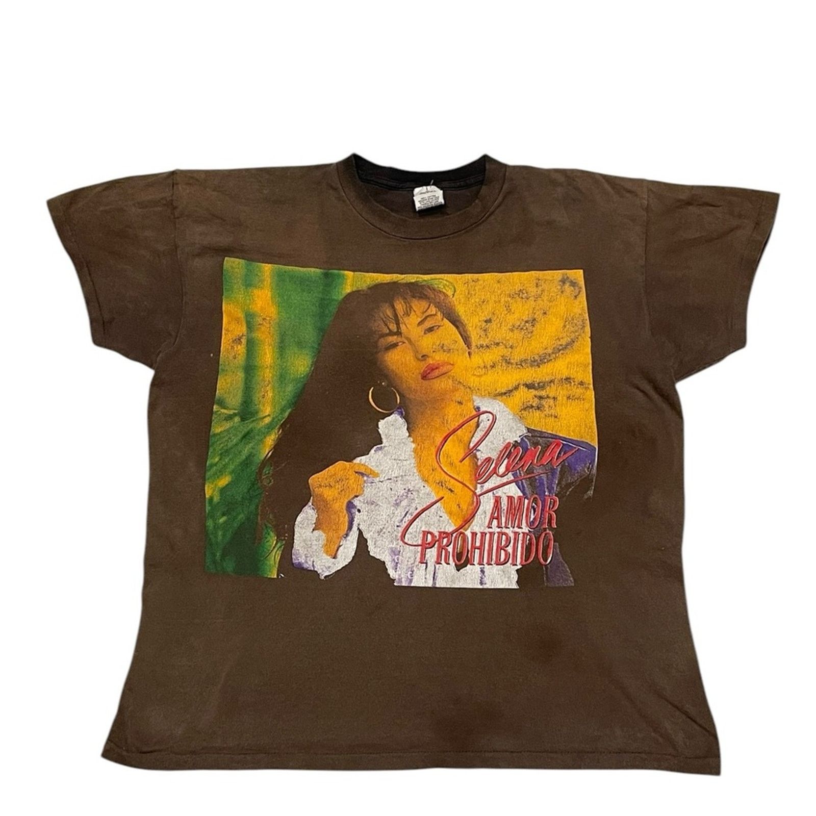 Vintage 90s Selena Amor Prohibido Tee Adult XL Single Stitch