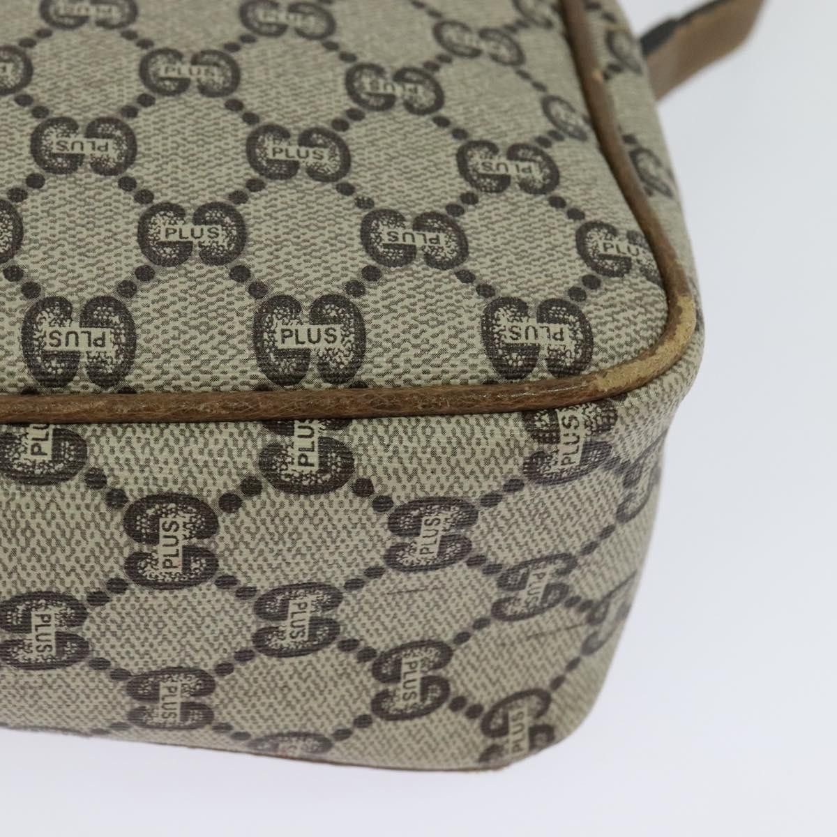 Gucci GUCCI GG Plus Supreme Shoulder Bag Pvc Leather Beige Gold Size ONE SIZE - 16 Thumbnail