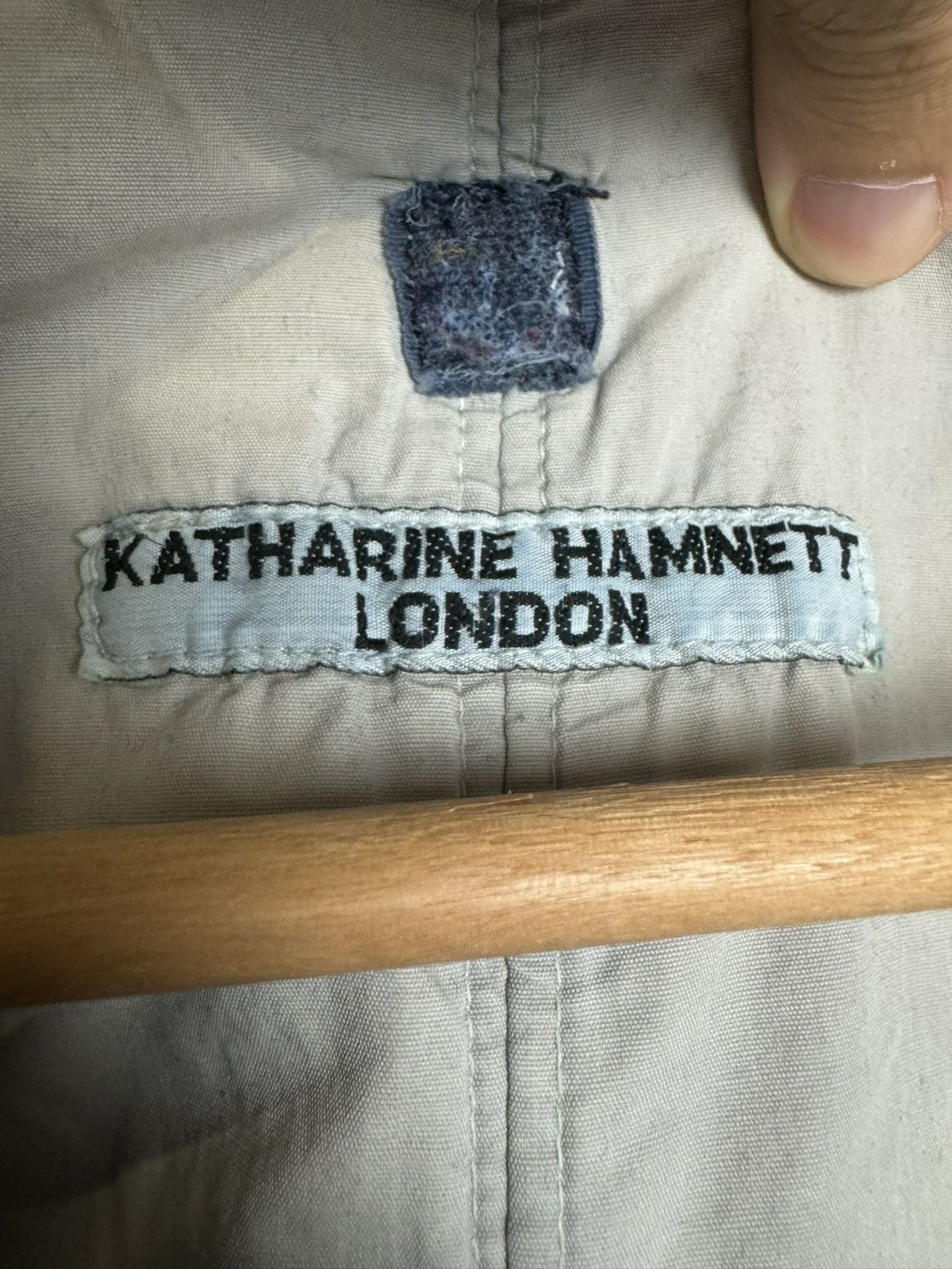 Katharine Hamnett London 1980s Katharine Hamnett padded