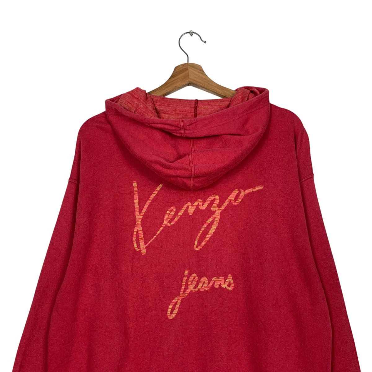 Kenzo Vintage 90’s KENZO JEANS Big Logo Zipper Hoodies #2407-C108 Size US M / EU 48-50 / 2 - 2 Thumbnail
