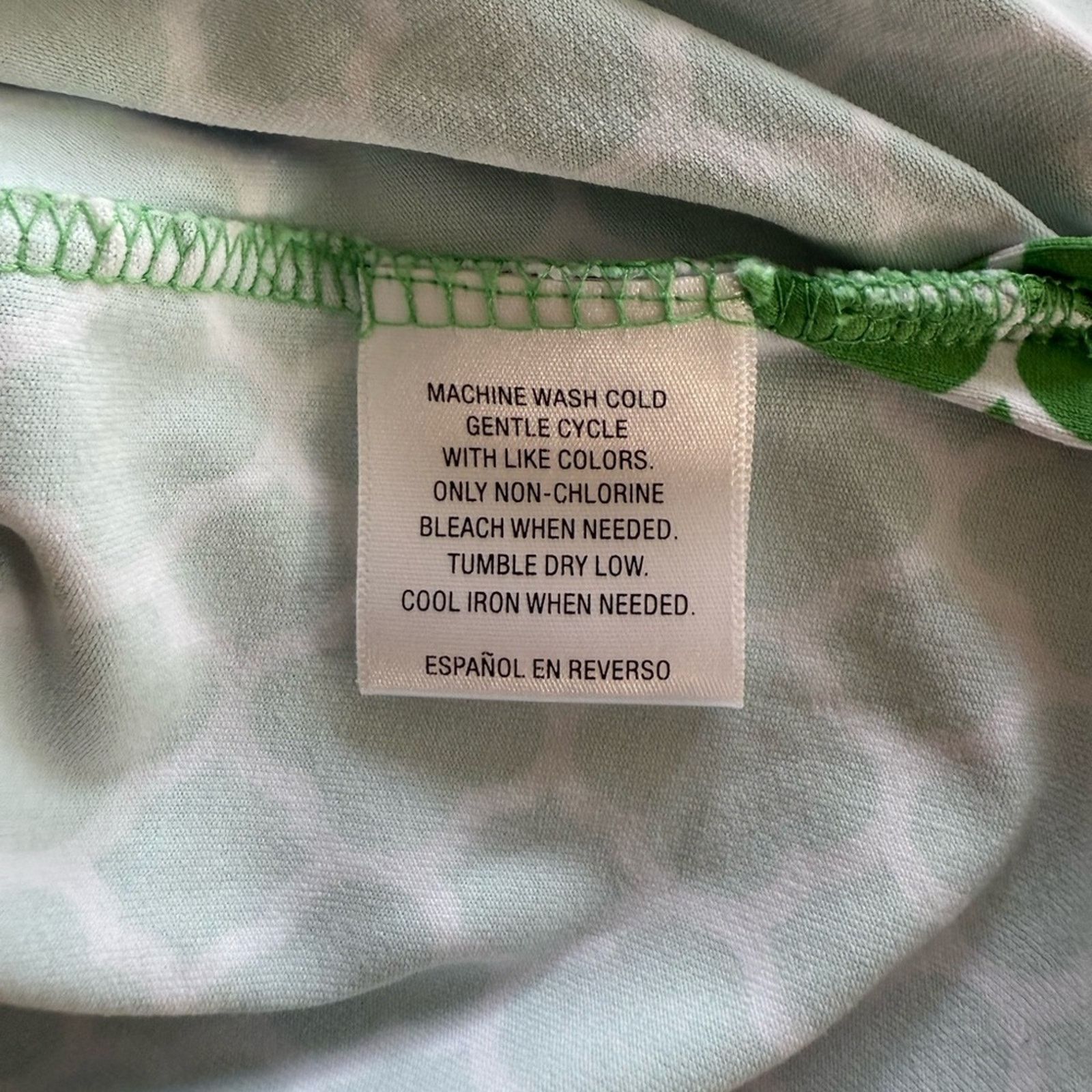 Other Vintage Charter Club Women’s 3x Green & White Button-Down Size 3XL / US 20-22 - 10 Thumbnail