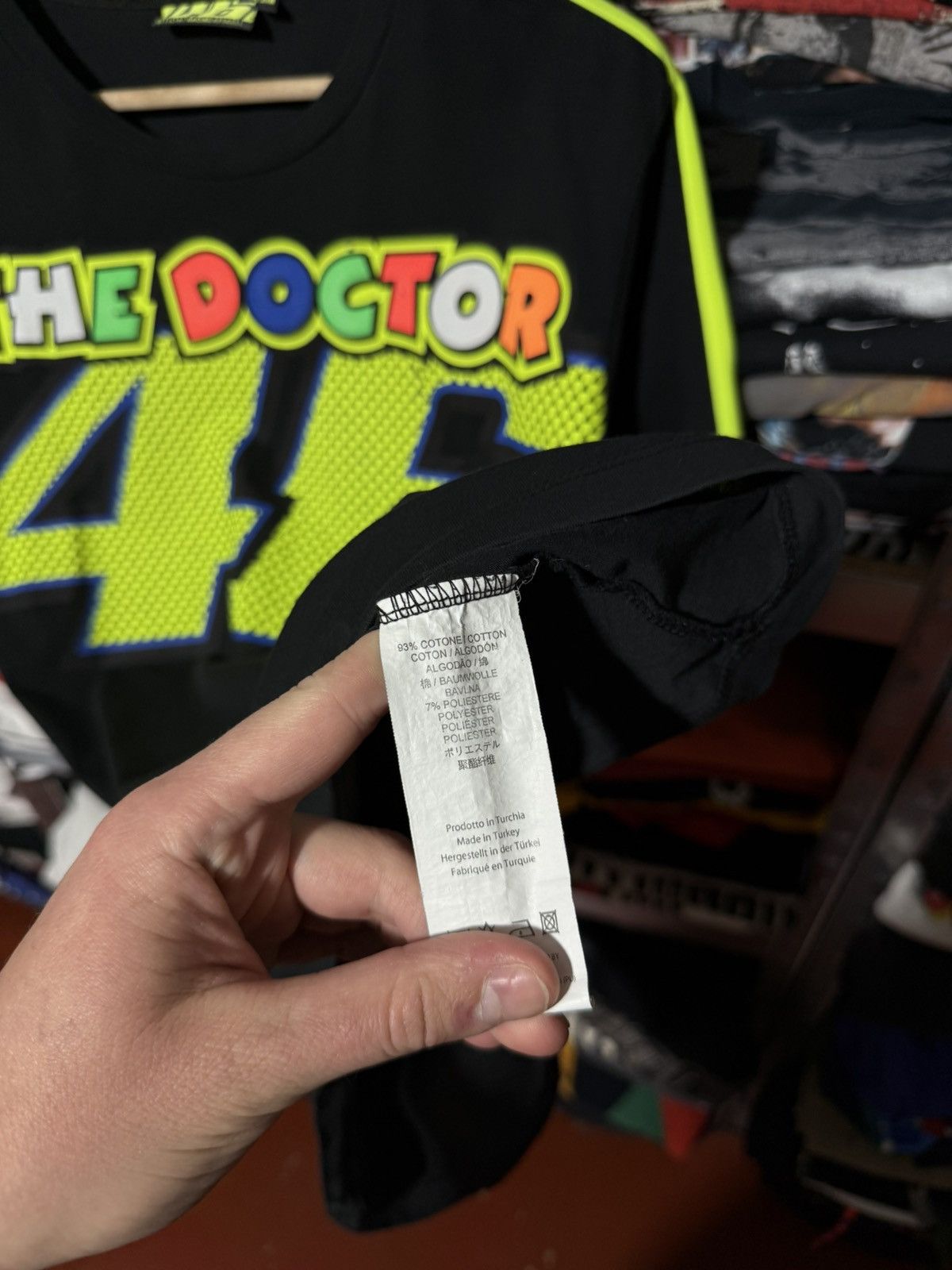 Vintage Vintage Valentino Rossi VR 46 The Doctor Racing T-Shirt Size US XL / EU 56 / 4 - 7 Thumbnail