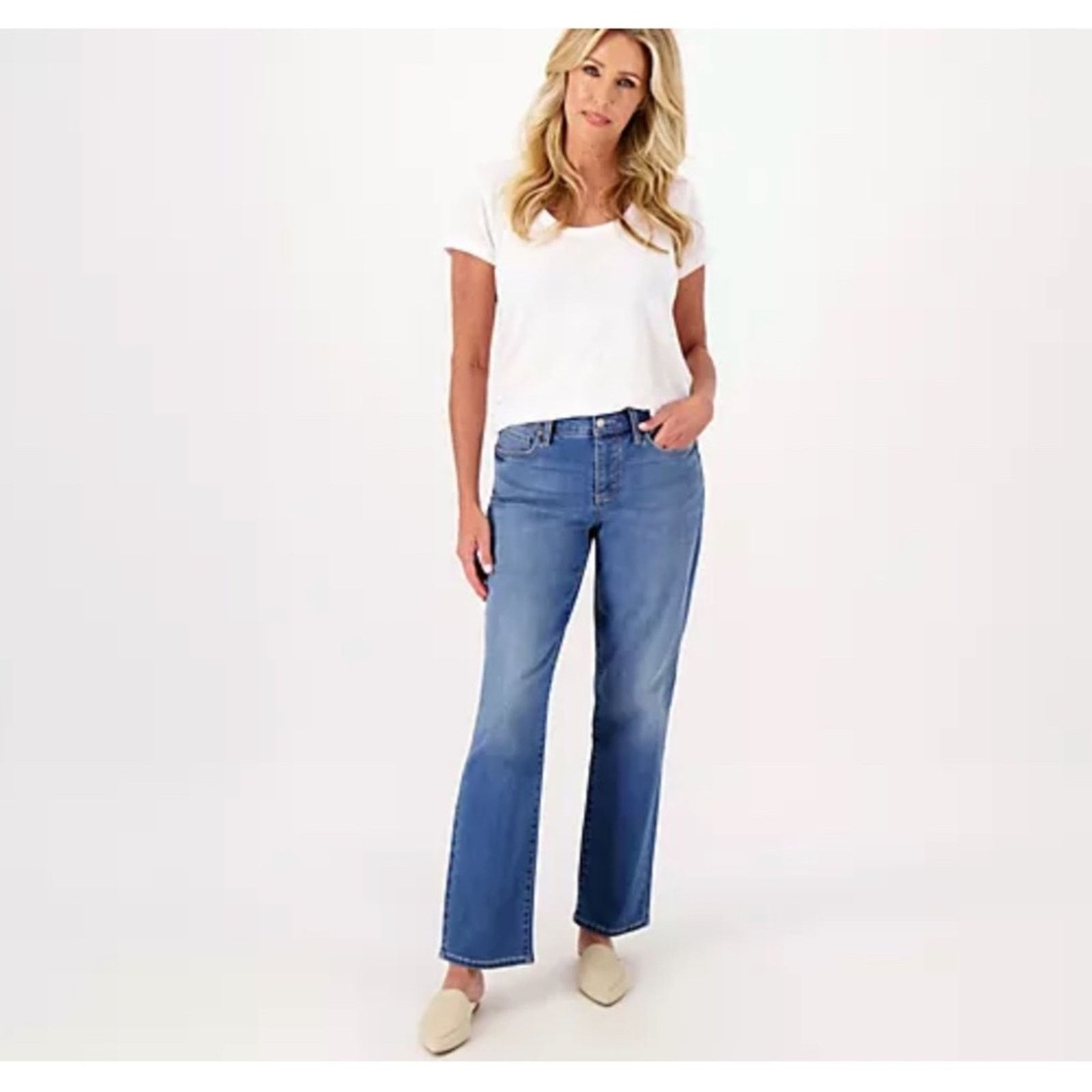 NYDJ NWT NYDJ Women's Relaxed Slender Lovesick Jeans - 10 Size 32" / US 10 / IT 46 - 1 Thumbnail