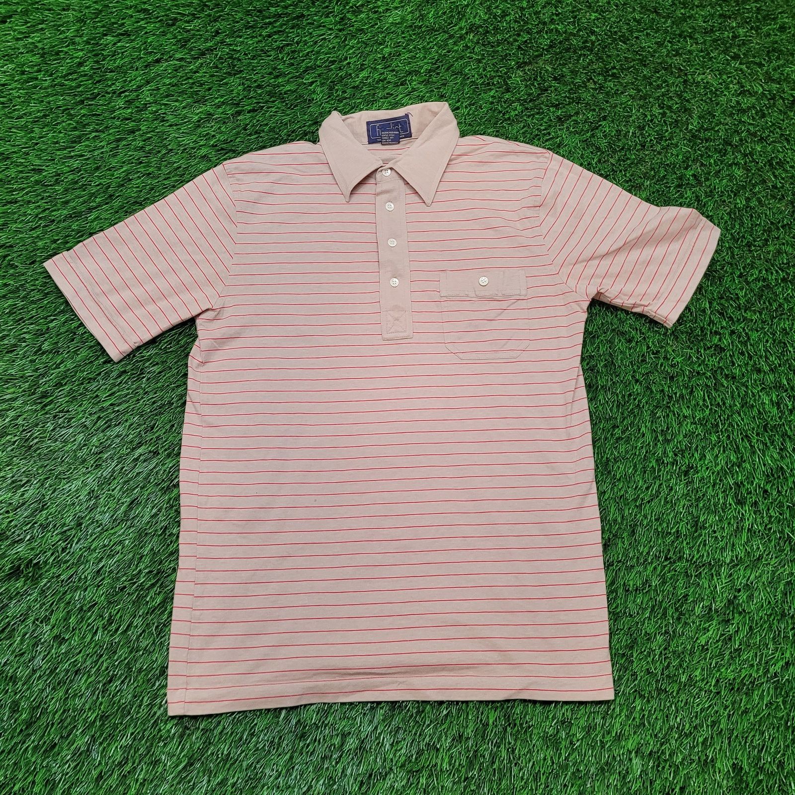 Vintage VTG 70s Finalist Dagger Collar Knit Polo XS Stripe Size US XS / EU 42 / 0 - 1 Thumbnail
