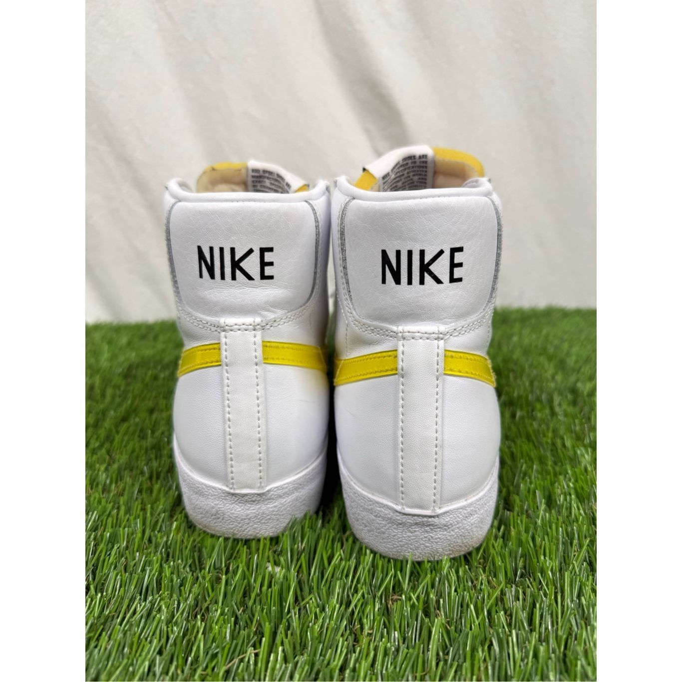 Nike Nike Blazer Mid Essential Women 10 Sneakers White Opti Yello Size US 10 / IT 40 - 3 Thumbnail