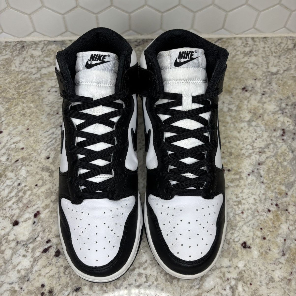 Nike Size 8.5 - Nike Dunk High Black White CLEAN No box Size US 8.5 / EU 41-42 - 5 Thumbnail