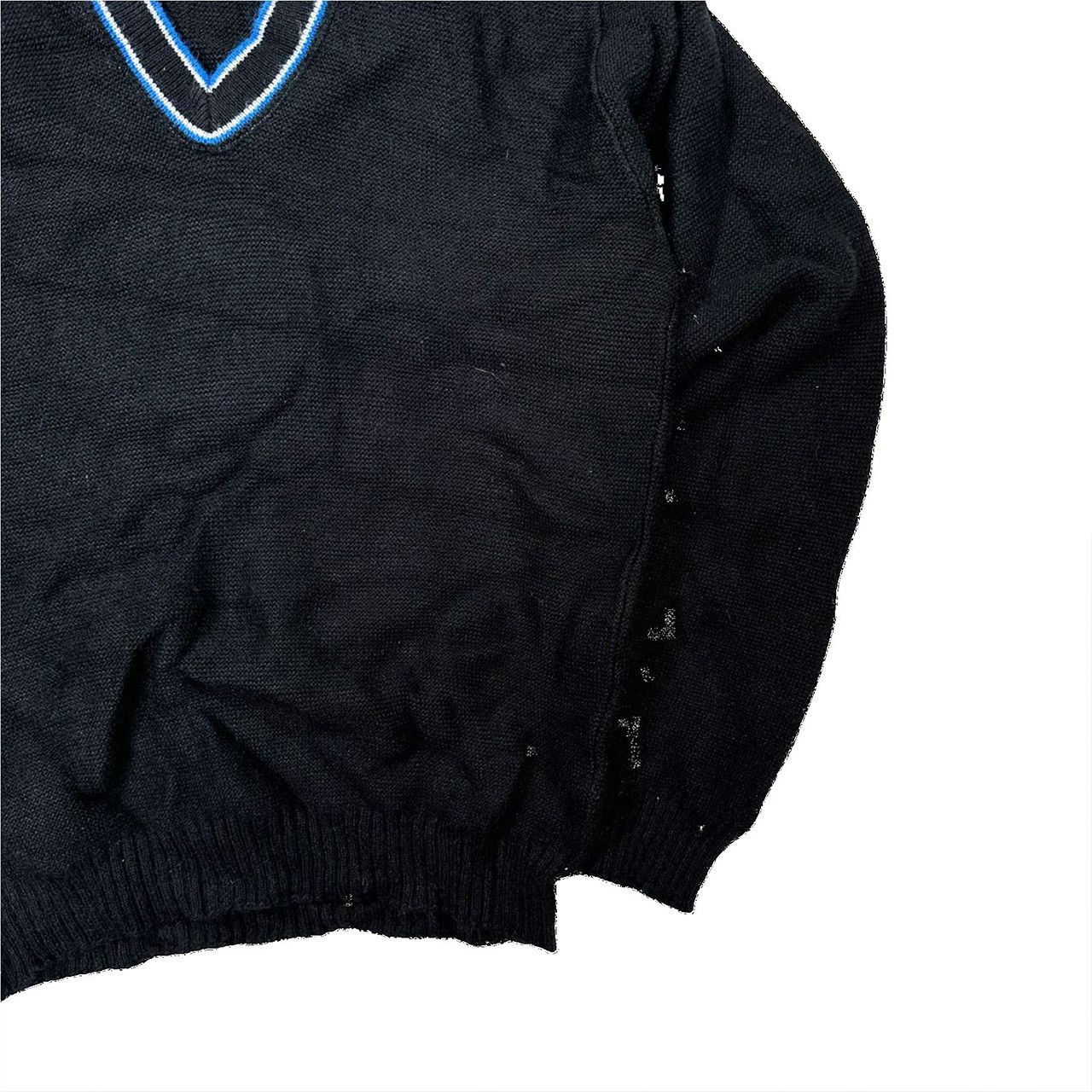 Vintage Vintage 90s Knit V Neck Sweater Size US S / EU 44-46 / 1 - 3 Thumbnail