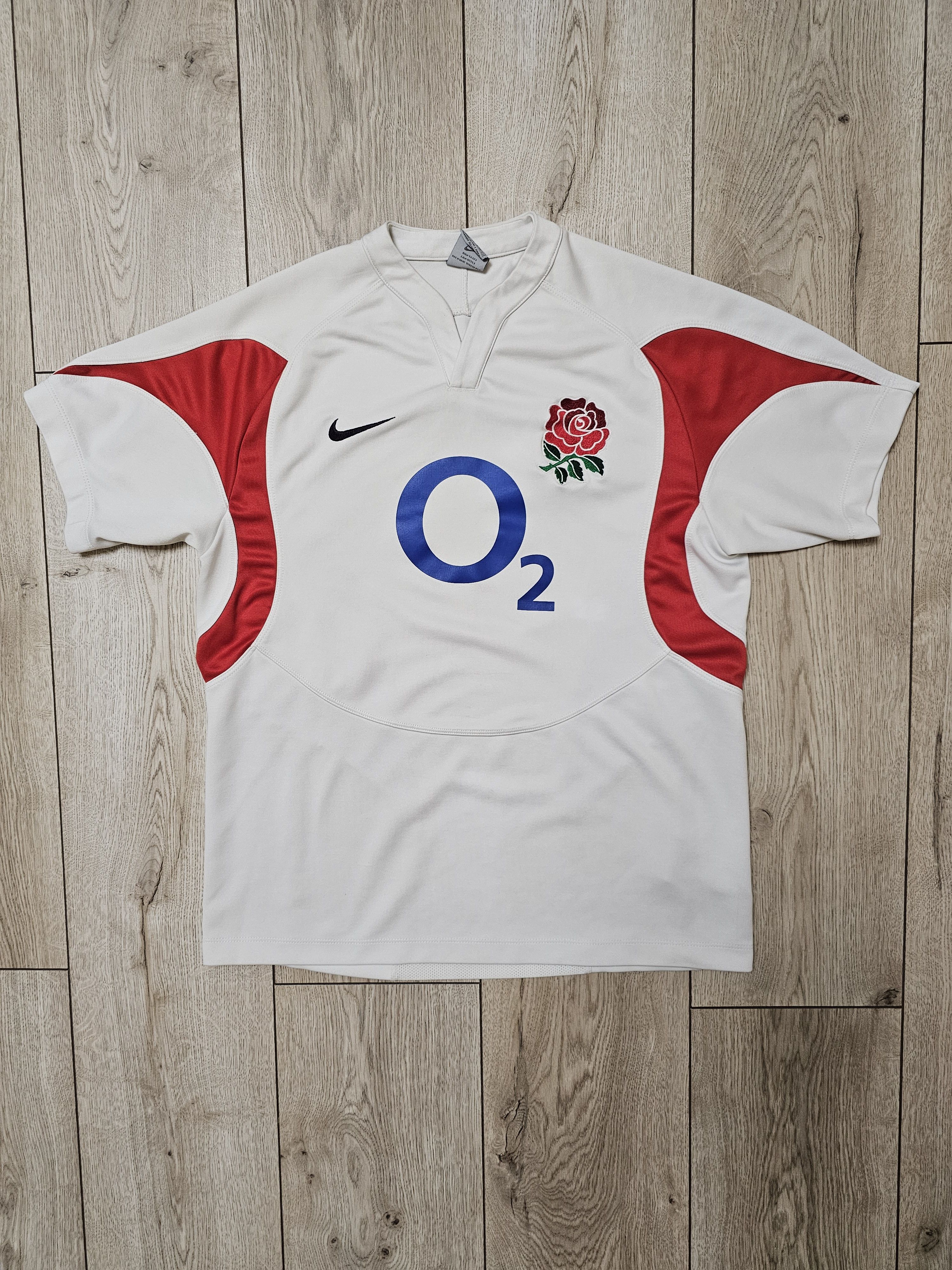 Nike × Vintage ENGLAND VINTAGE JERSEY RUGBY UNION HOME SHIRT RUGBY Size US S / EU 44-46 / 1 - 1 Thumbnail