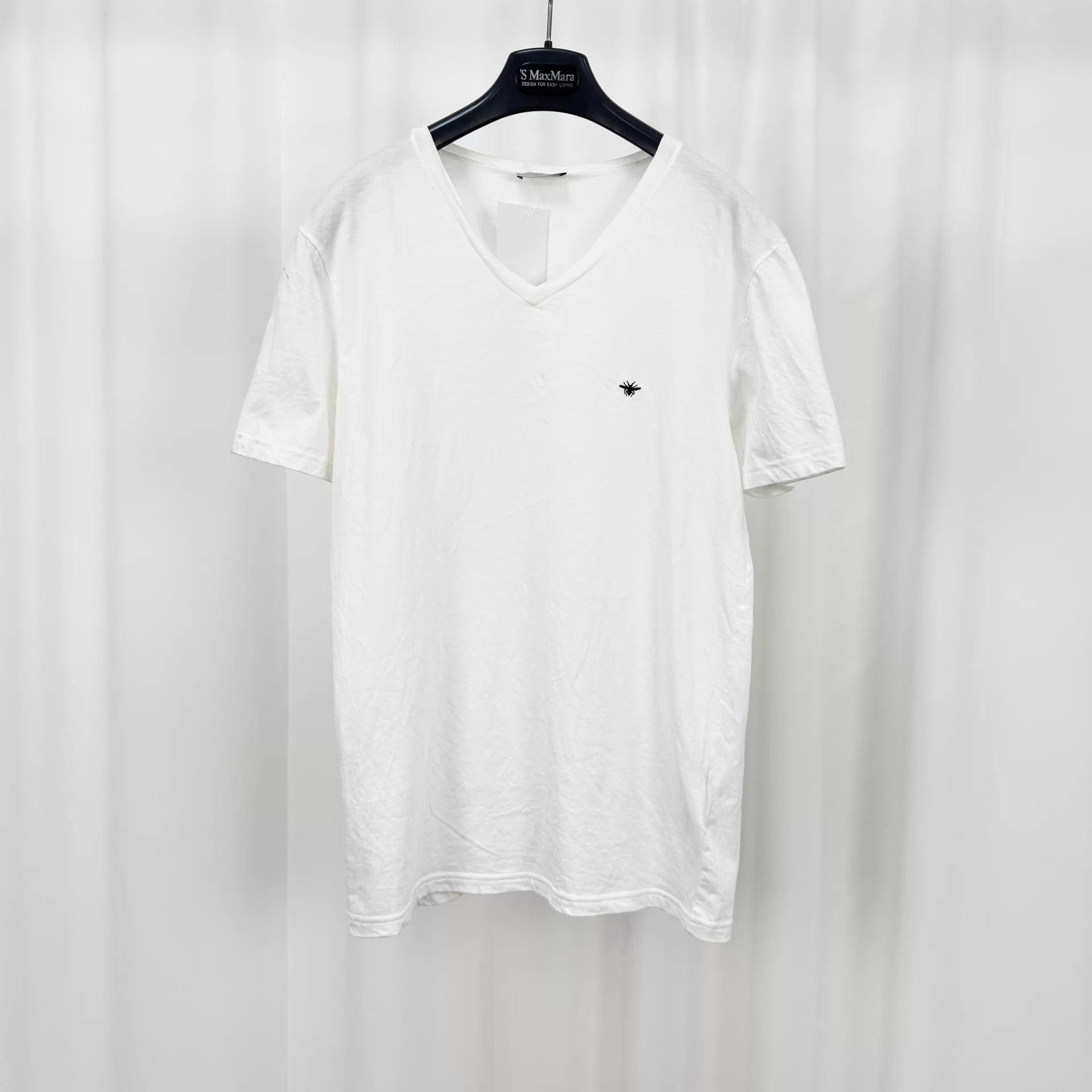 Dior Dior Embroidered Bee V-Neck Short Sleeve S 98 New Size US S / EU 44-46 / 1 - 1 Thumbnail