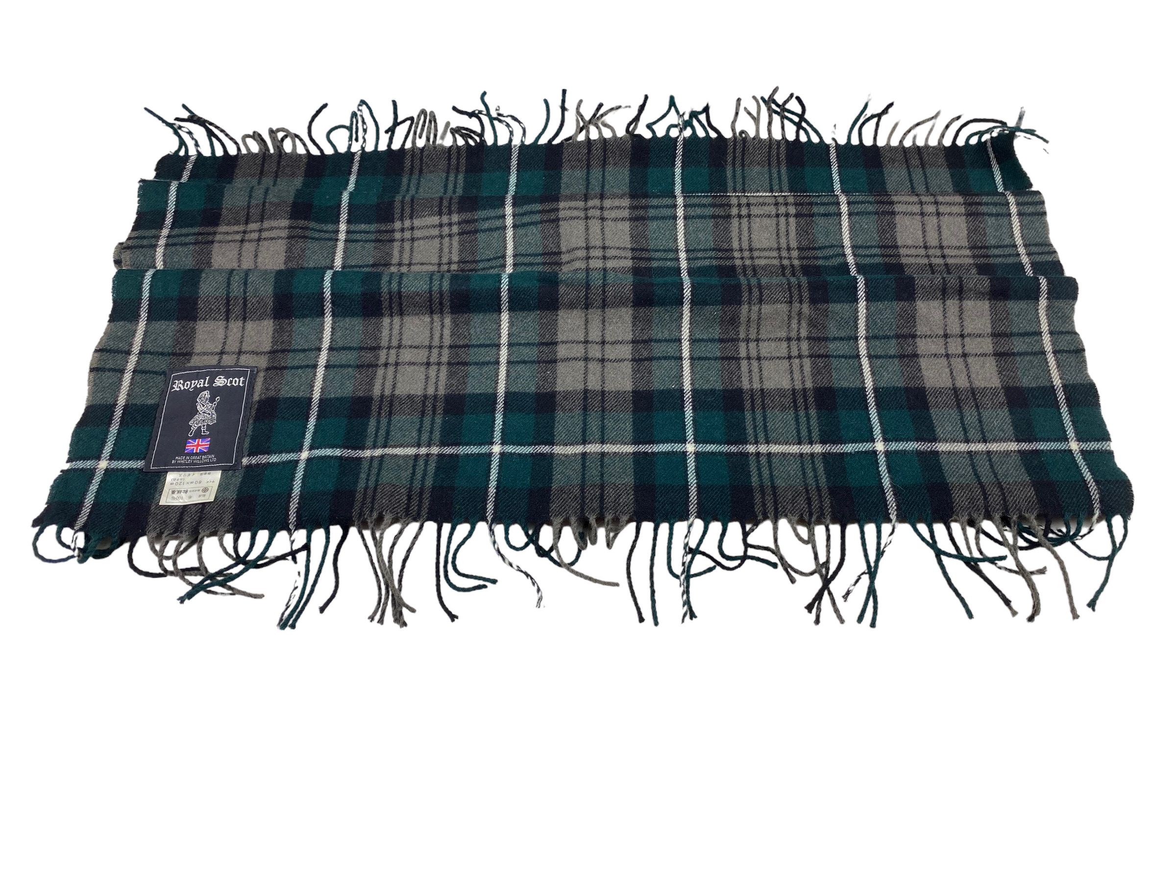 Vintage Vintage Royal Scot Checkered Wool Scarf - Made in Scotland Size ONE SIZE - 6 Thumbnail