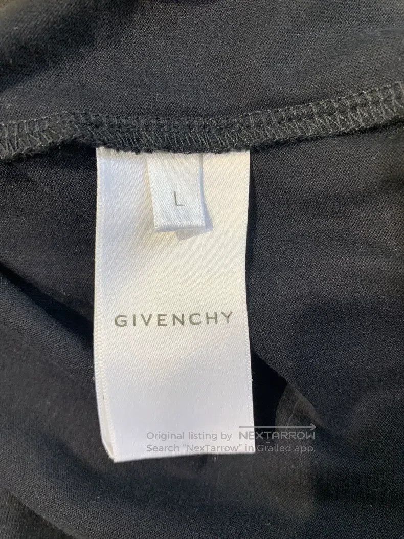 Givenchy Givenchy Letter Embroidery Round Neck Short Sleeve Size US L / EU 52-54 / 3 - 5 Thumbnail
