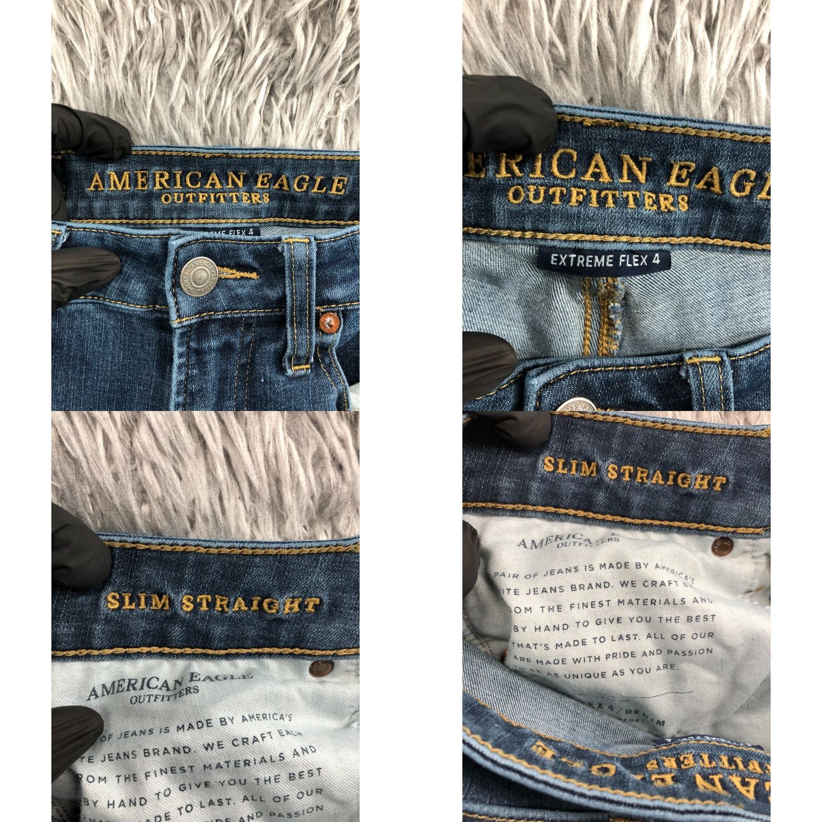 American Eagle Outfitters American Eagle Outfitters Jeans Slim Straight Mens 28x28 Regular Blue Size US 28 / EU 44 - 9 Thumbnail