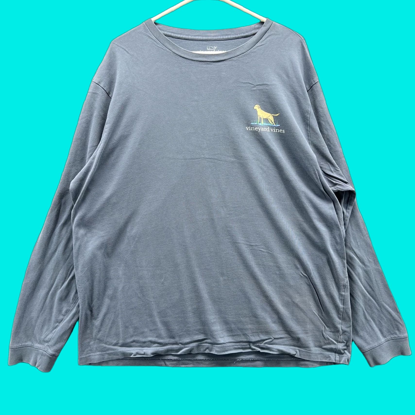 Vineyard Vines Vineyard Vines Shirt Mens XL Blue Long Sleeve Dog Logo Graphic Tee Tagless Size US XL / EU 56 / 4 - 1 Thumbnail