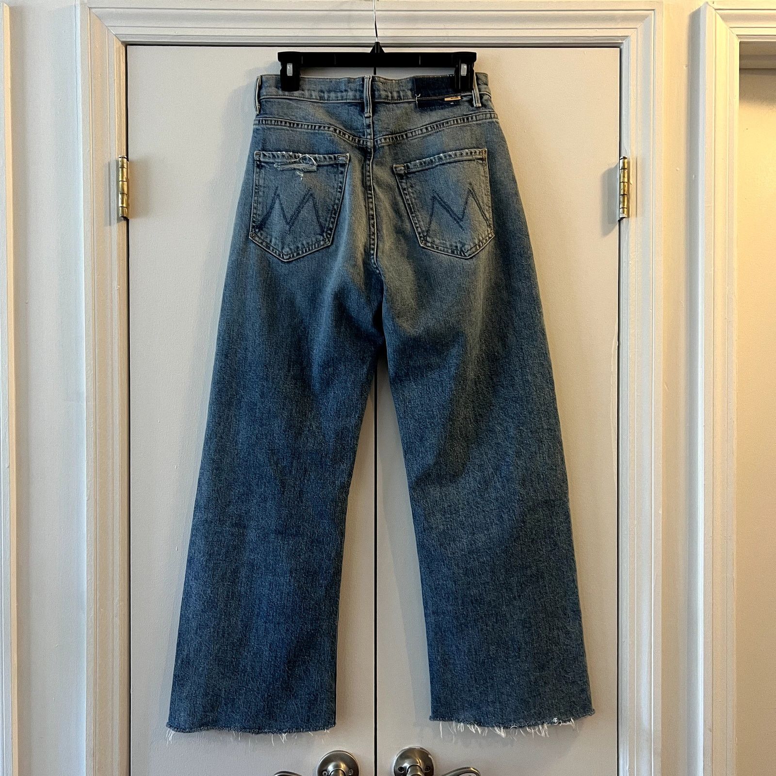 MOTHER Mother The Lasso Sneak Chew Jeans 27 Size 27" / US 4 / IT 40 - 4 Thumbnail