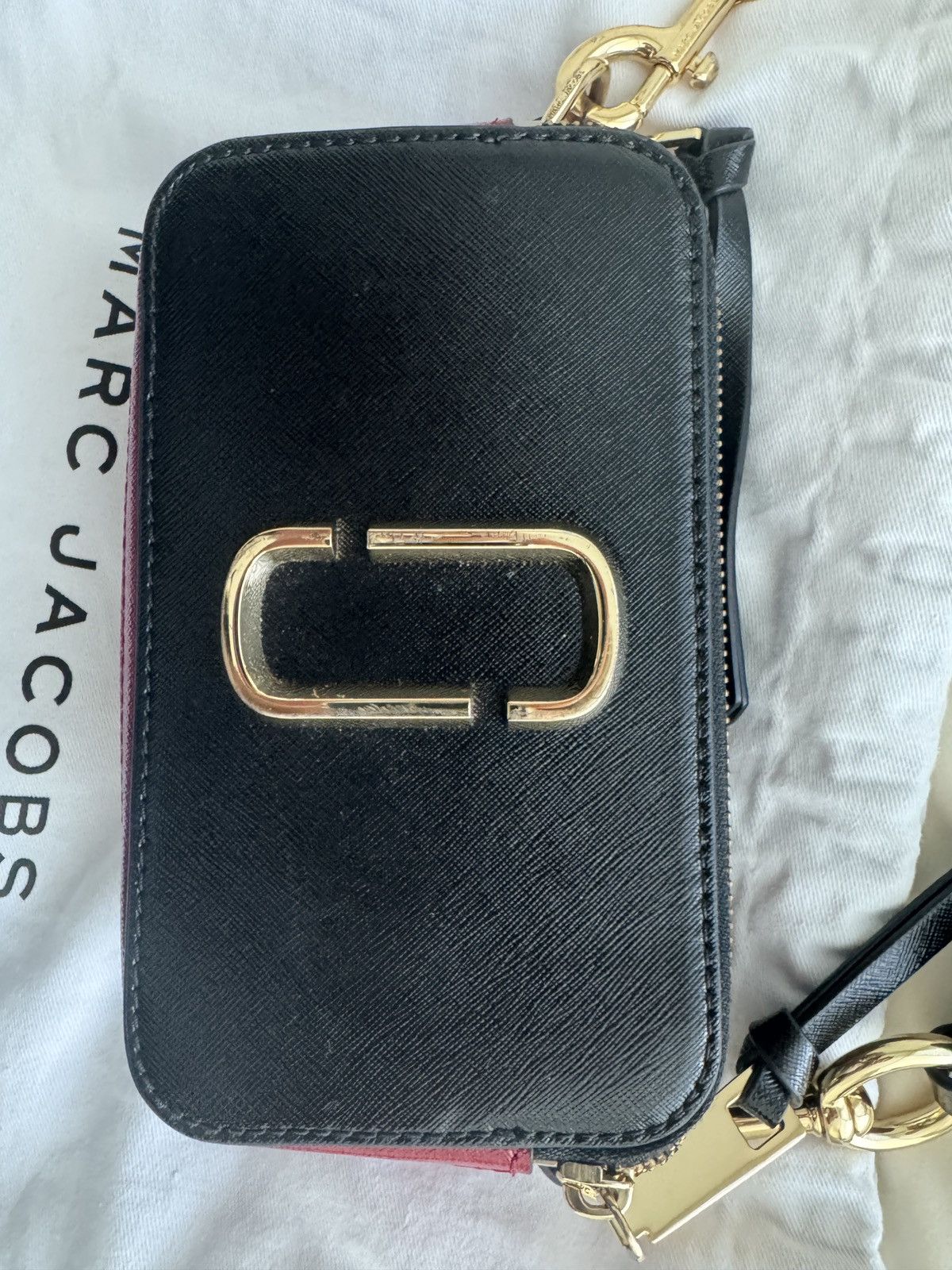 Marc Jacobs Marc Jacob Snapshot Bag burgundy and black Size ONE SIZE - 3 Thumbnail